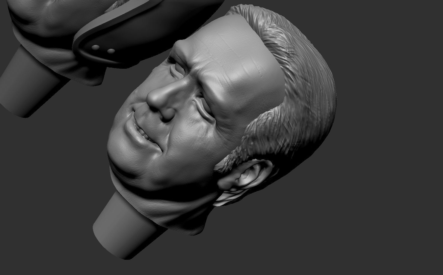 Jack Brabham Car Driver 3D print model_1