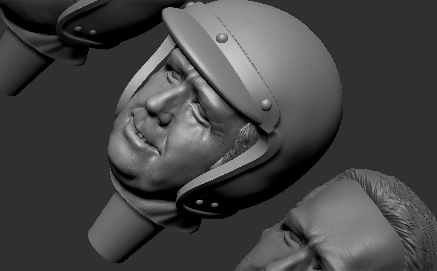 Jack Brabham Car Driver 3D print model_2