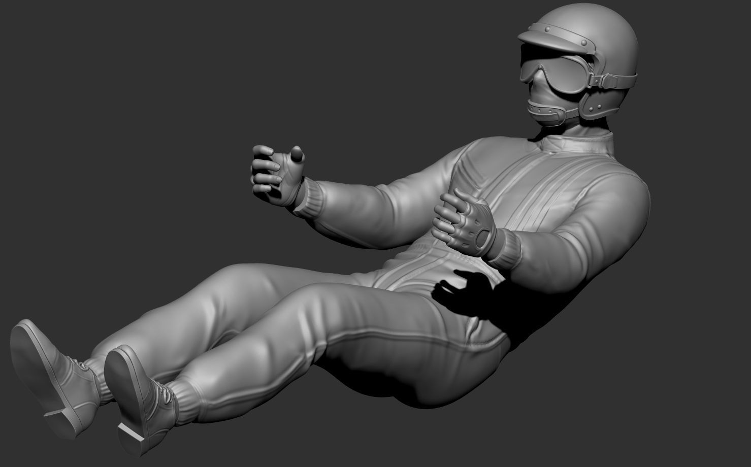 Jack Brabham Car Driver 3D print model_19