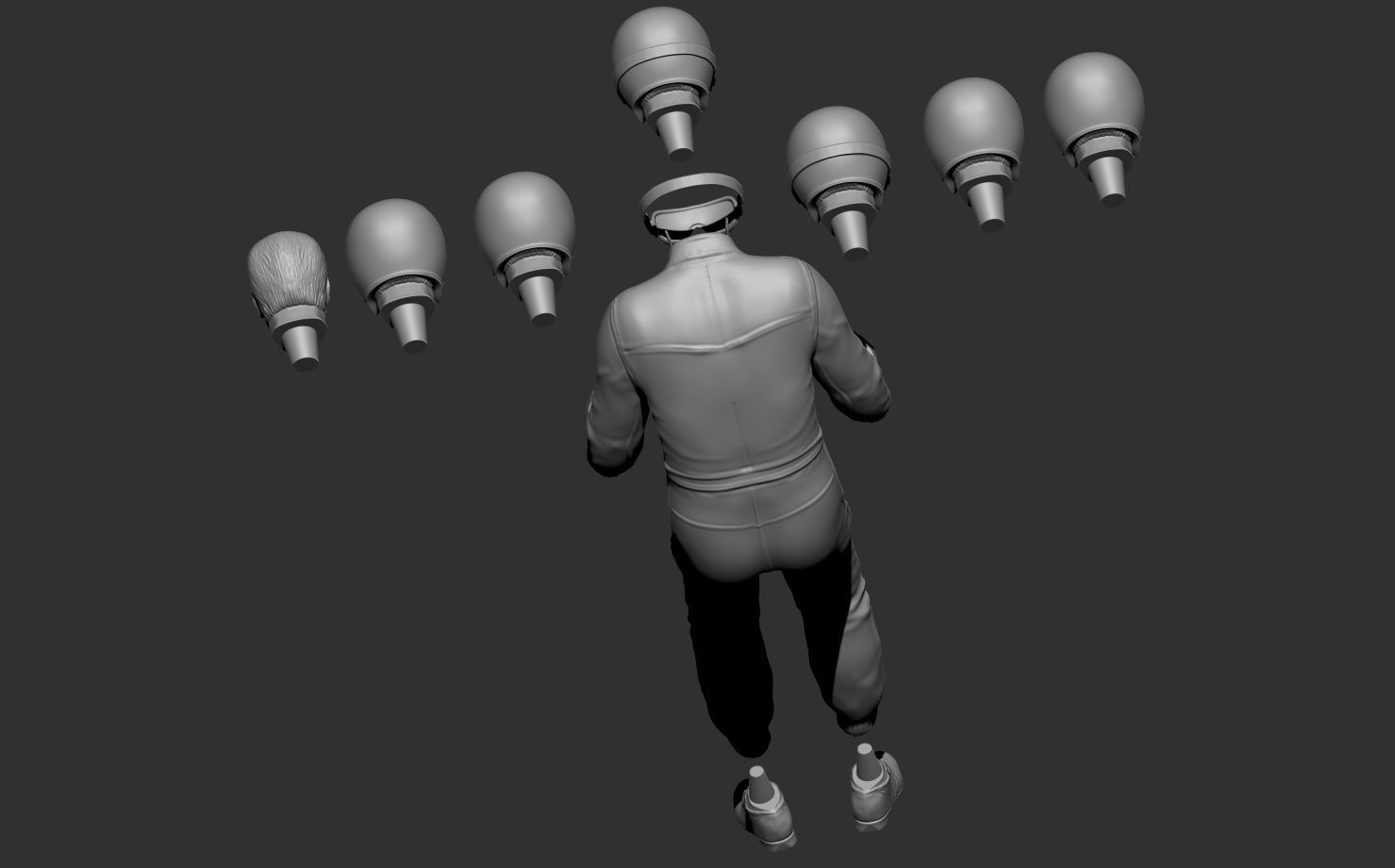 Jack Brabham Car Driver 3D print model_12