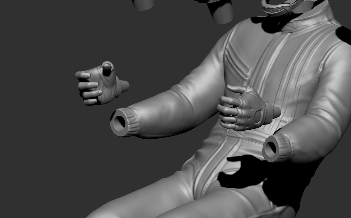 Jack Brabham Car Driver 3D print model_7