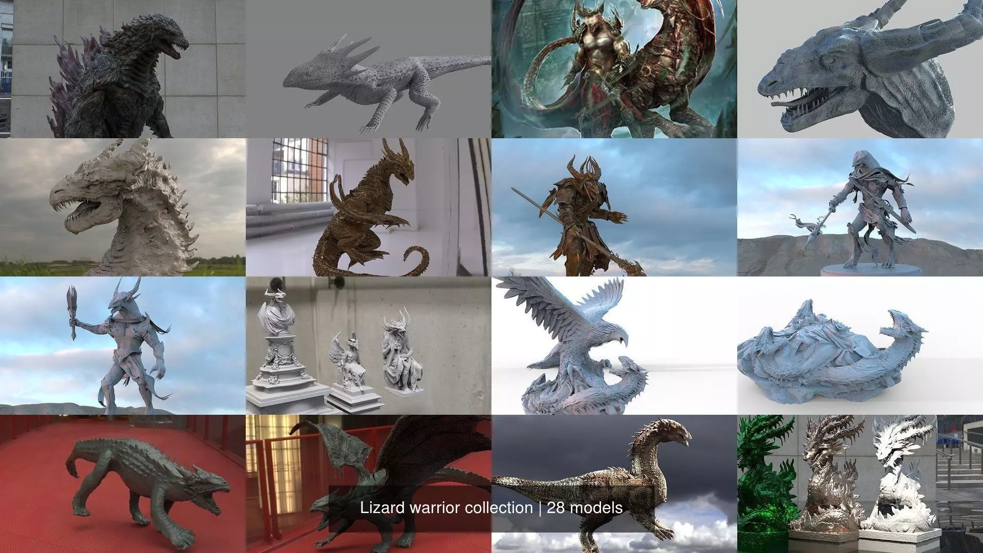 Lizard warrior collection _1