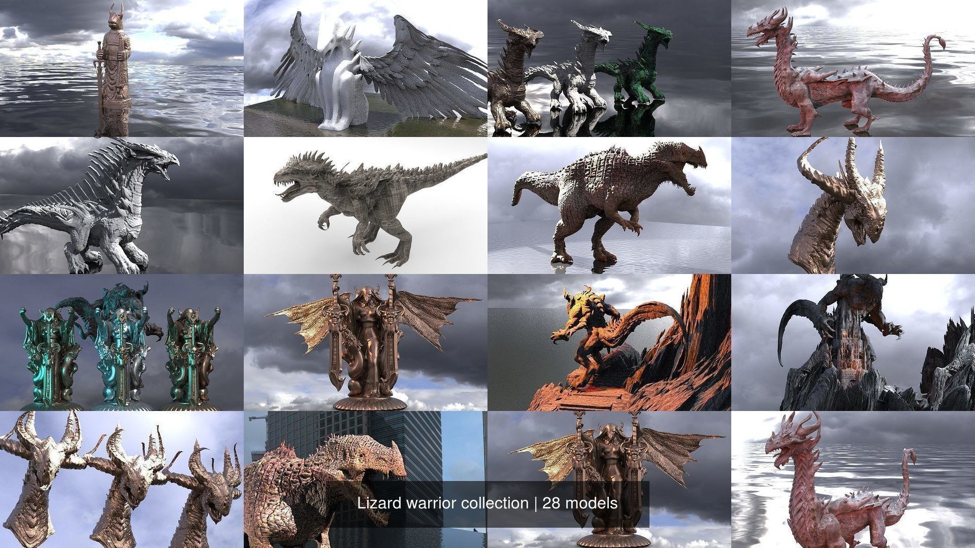 Lizard warrior collection _2