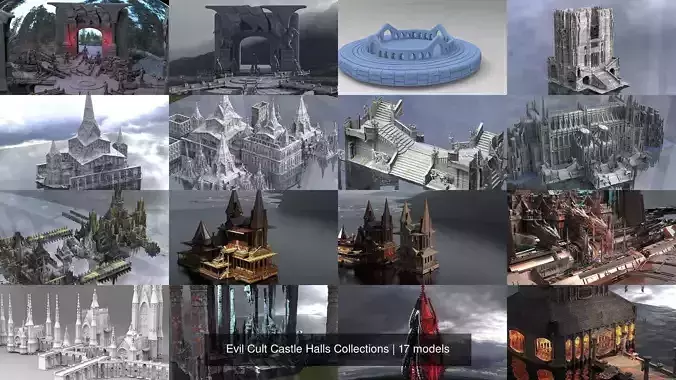 Evil Cult Castle Halls Collections 