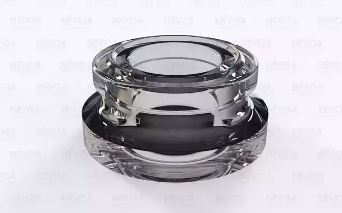 Glass finish - GME 40 04 - 18 mm - Finish for crimpless pump 3D model