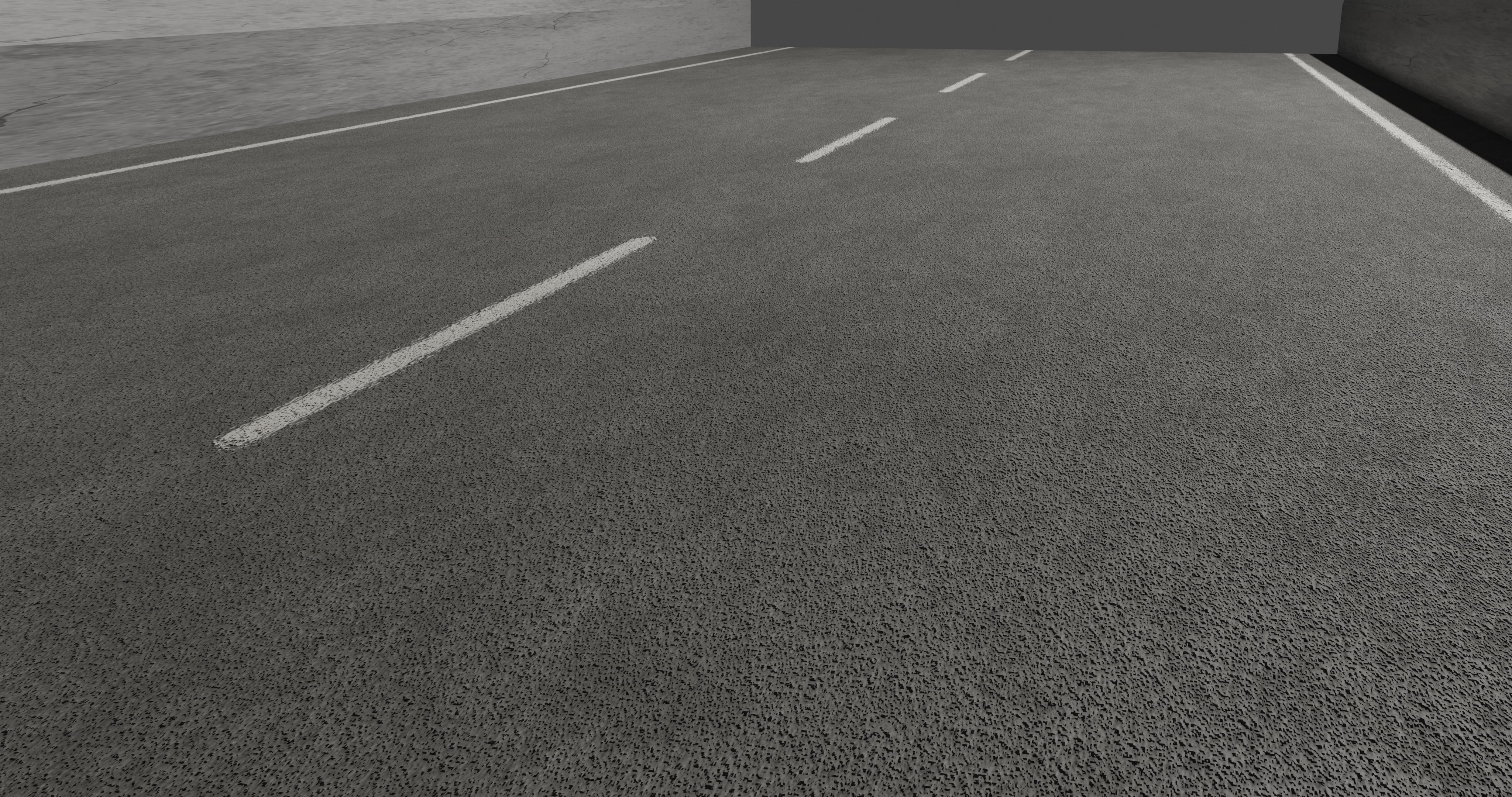 Flyover slab 10m Low-poly 3D model_1