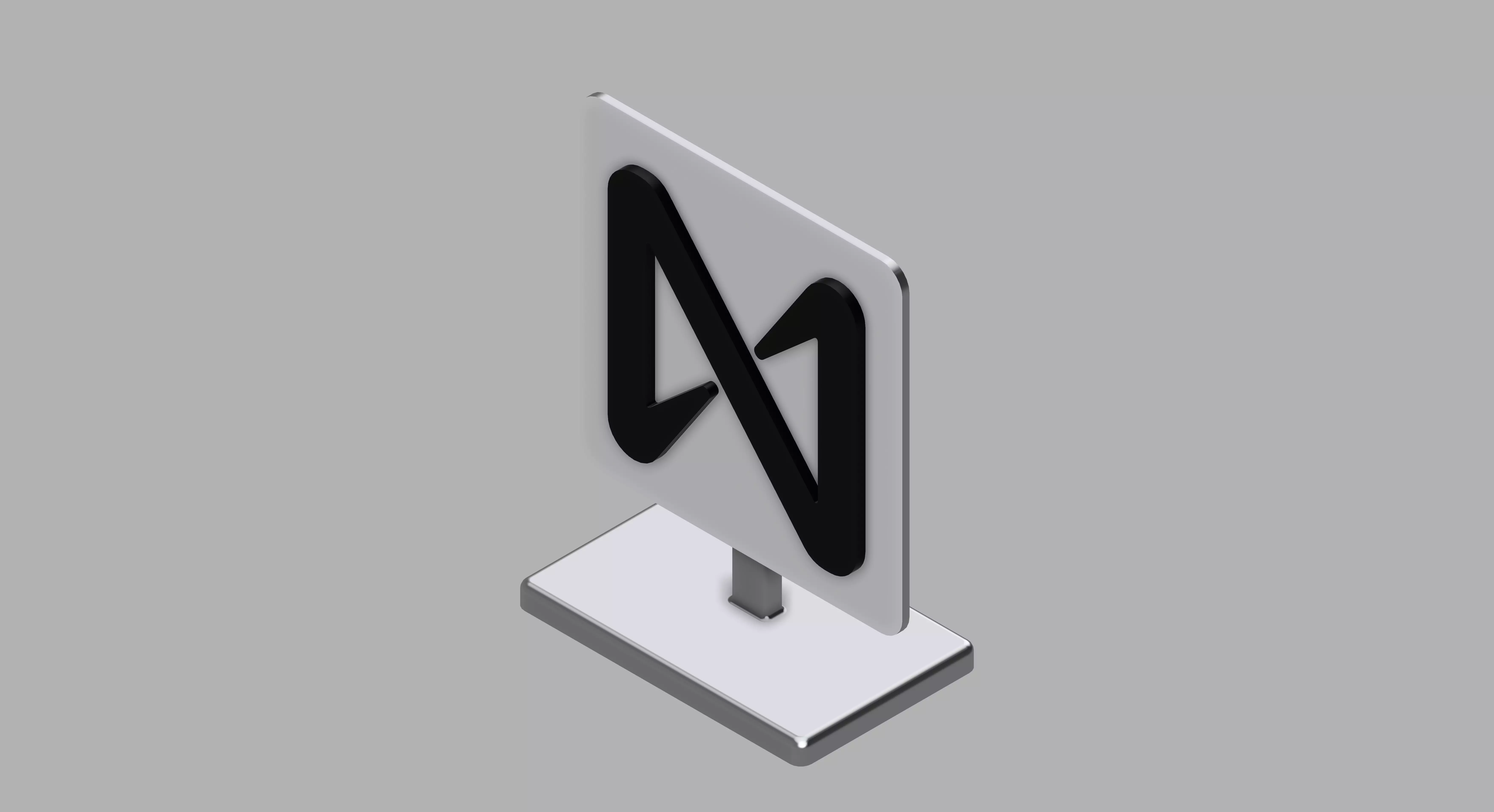 NEAR Logo Stand 3D print model