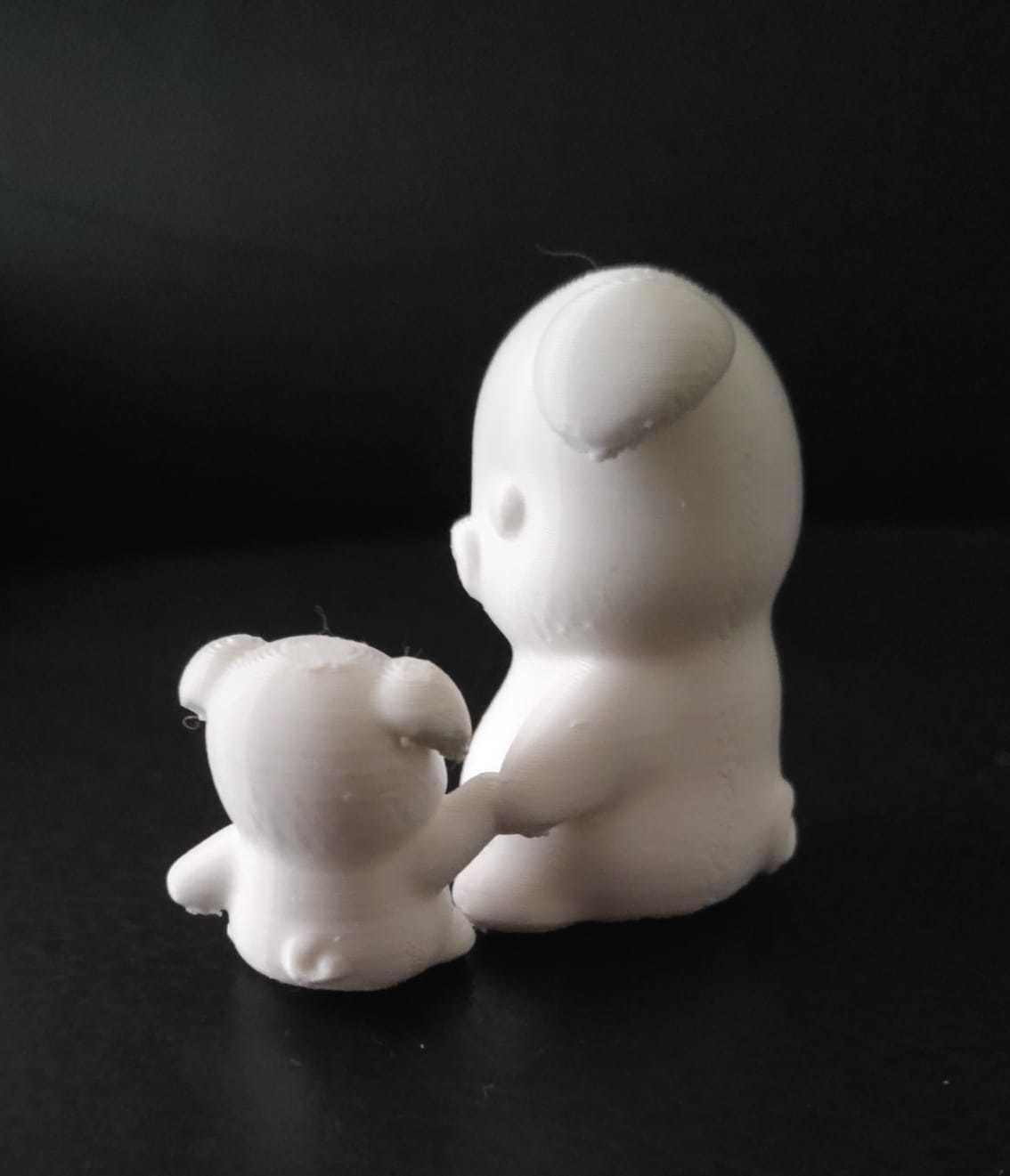 Pig and Baby Pig 3D print model_8