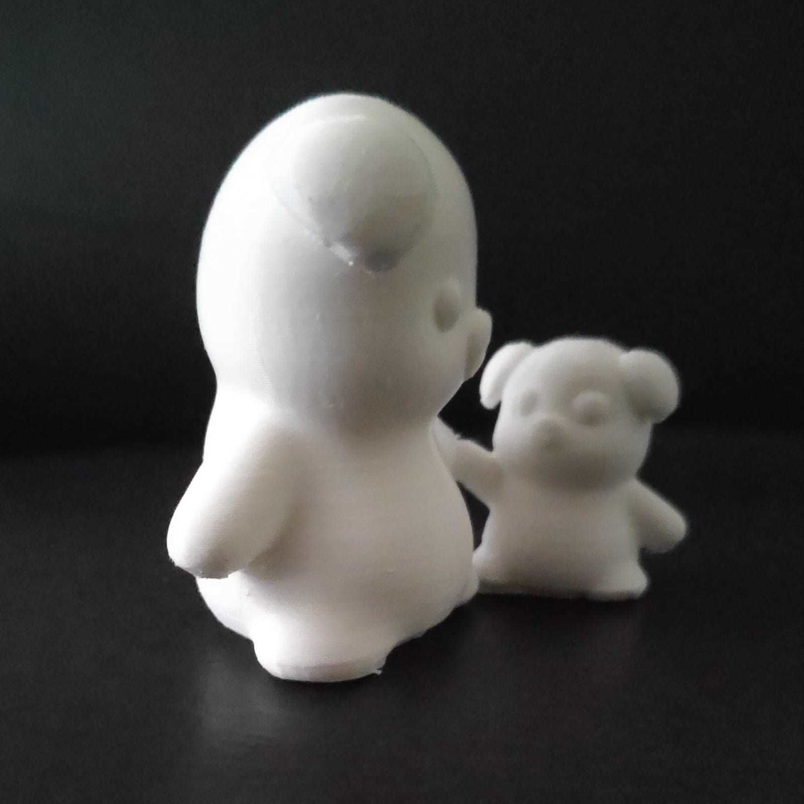 Pig and Baby Pig 3D print model_6