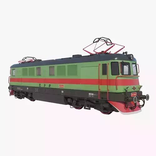 Electric locomotive 3D model
