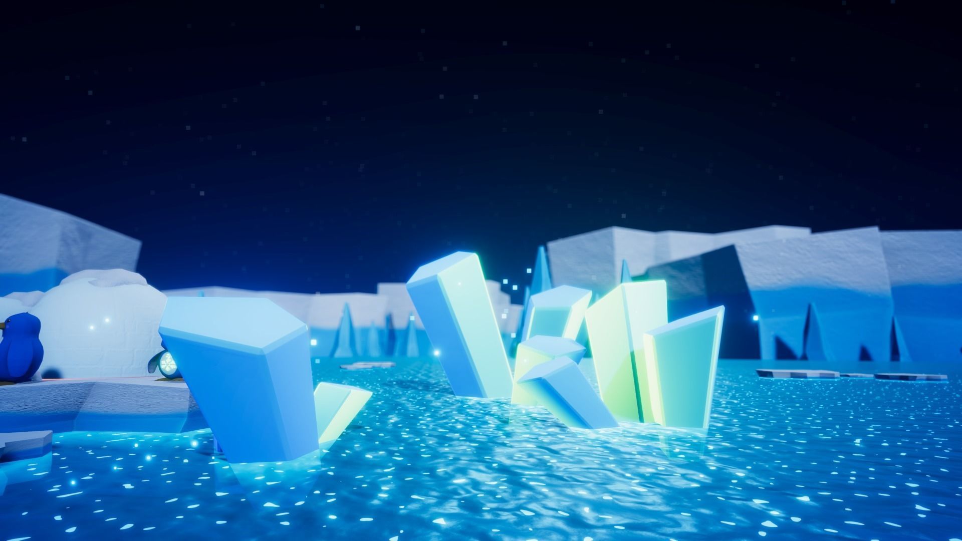 Arctic Cartoon-style game assets Low-poly 3D model_10