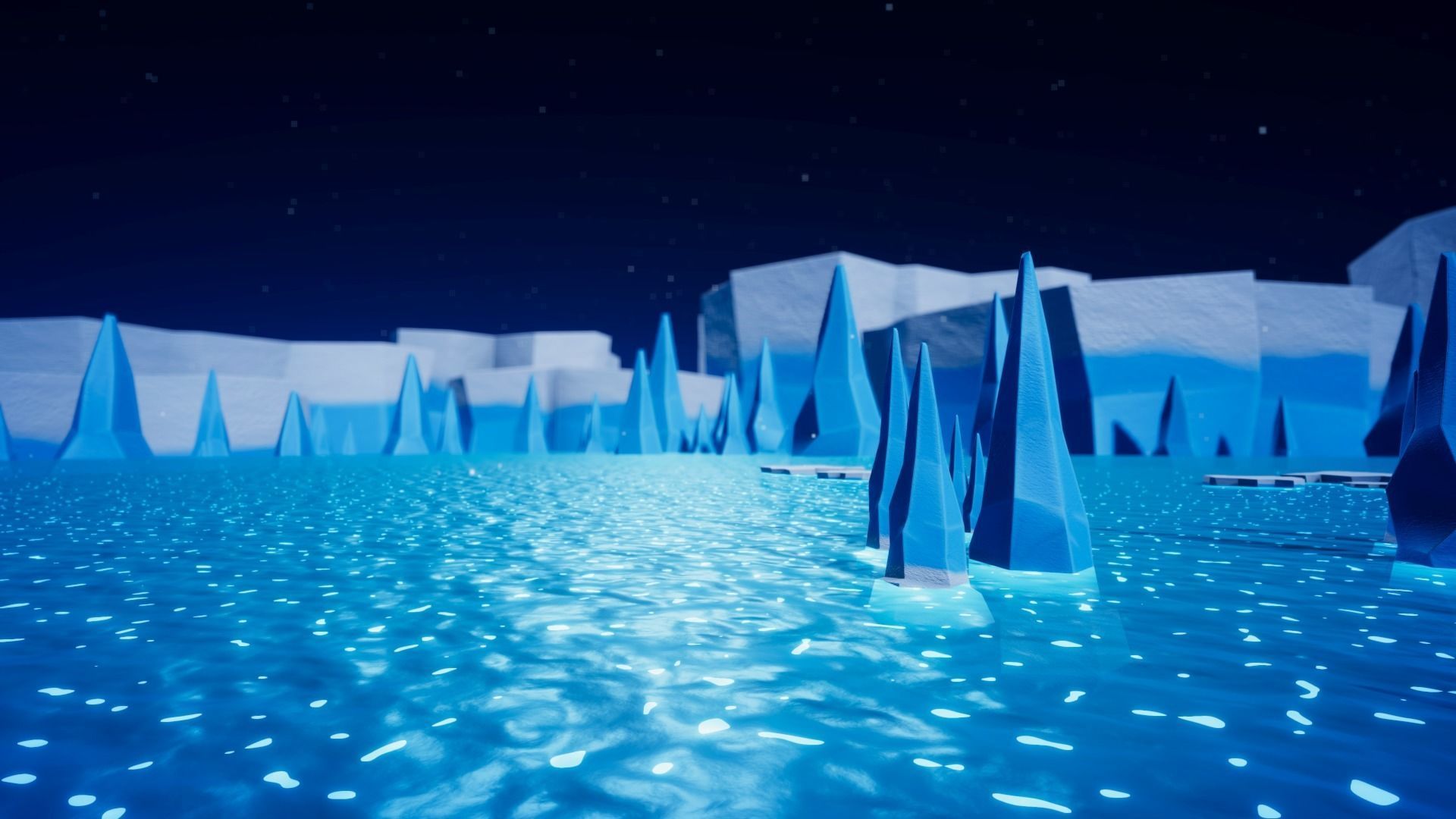 Arctic Cartoon-style game assets Low-poly 3D model_9