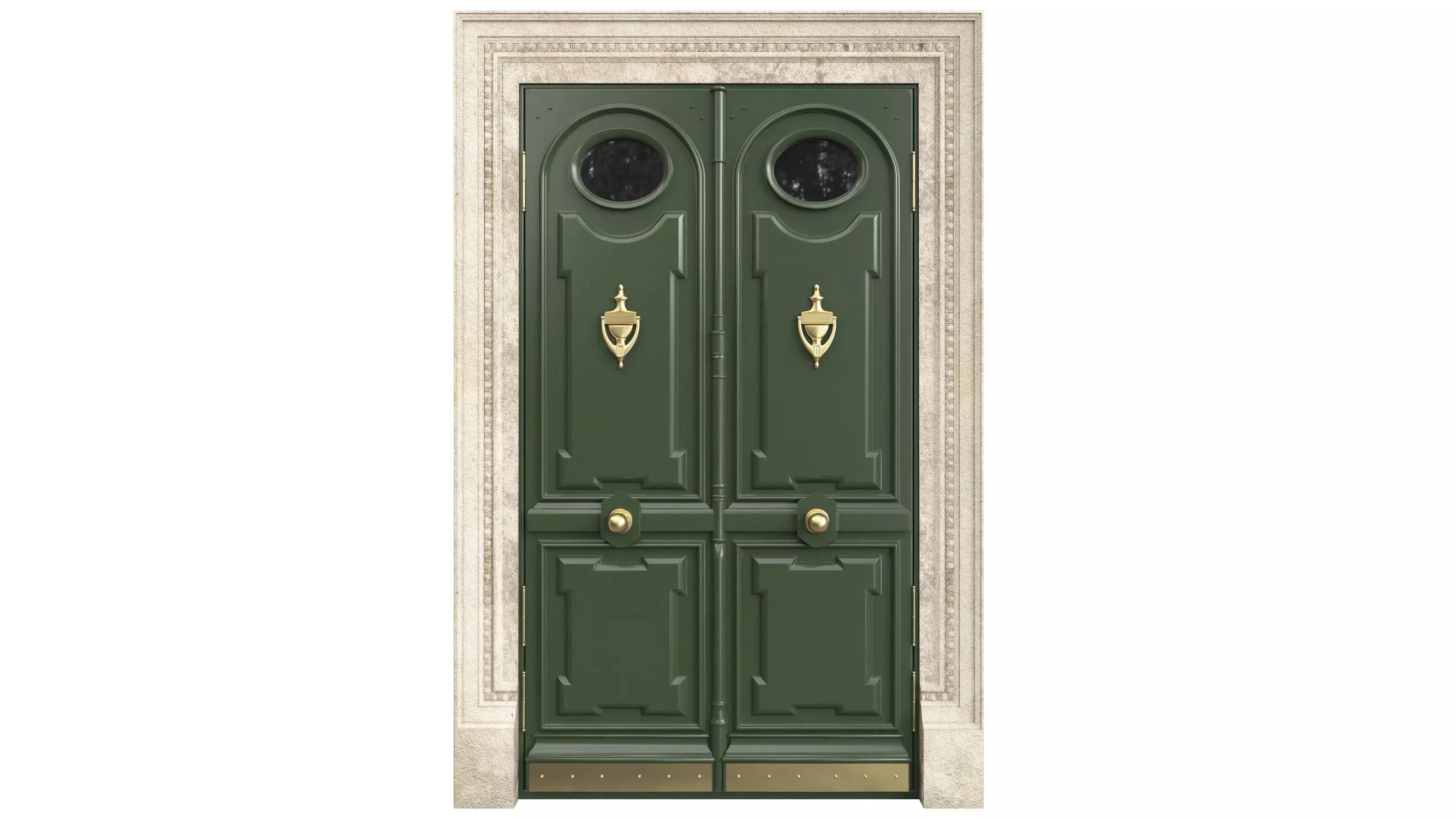 Entrance classic door 87 3D model_0