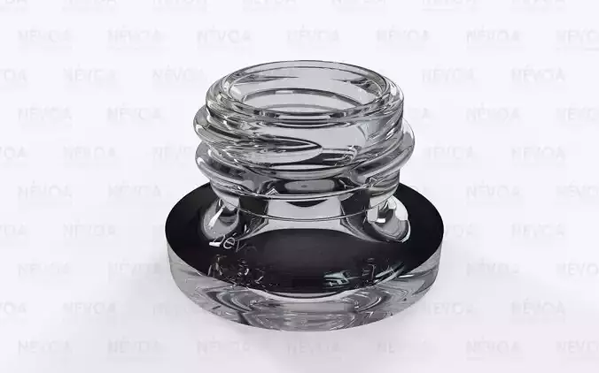 Glass finish - GME 40 20 - 13 mm - Screw neck without AB 3D model