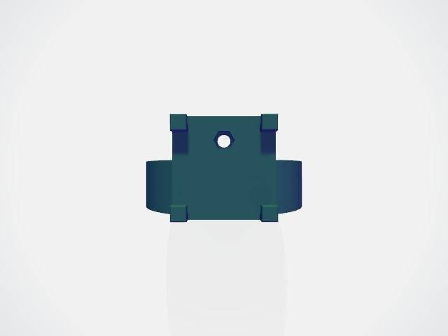 Bowl toolholder for square hole pegboard 3D print model_11