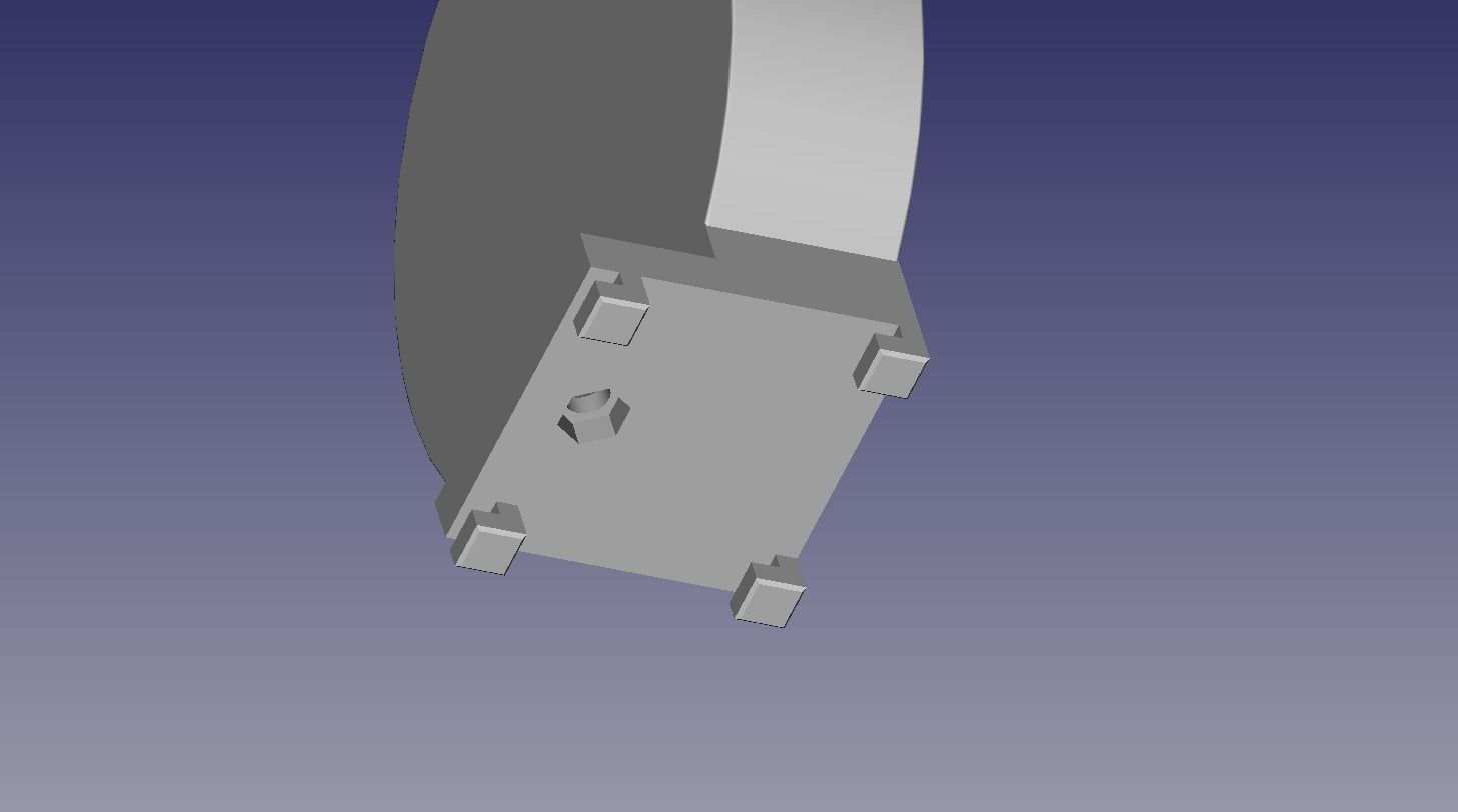Bowl toolholder for square hole pegboard 3D print model_6