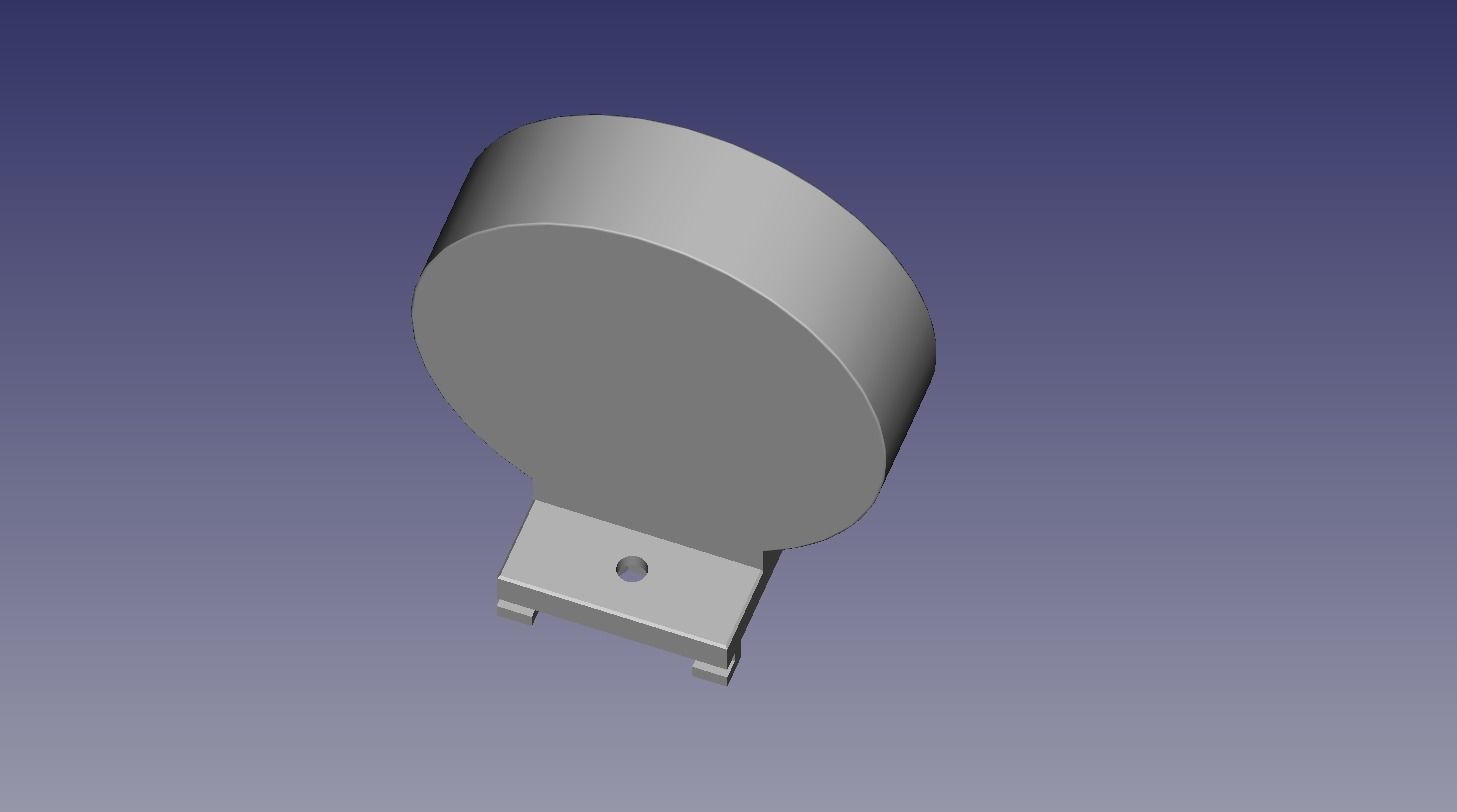 Bowl toolholder for square hole pegboard 3D print model_17