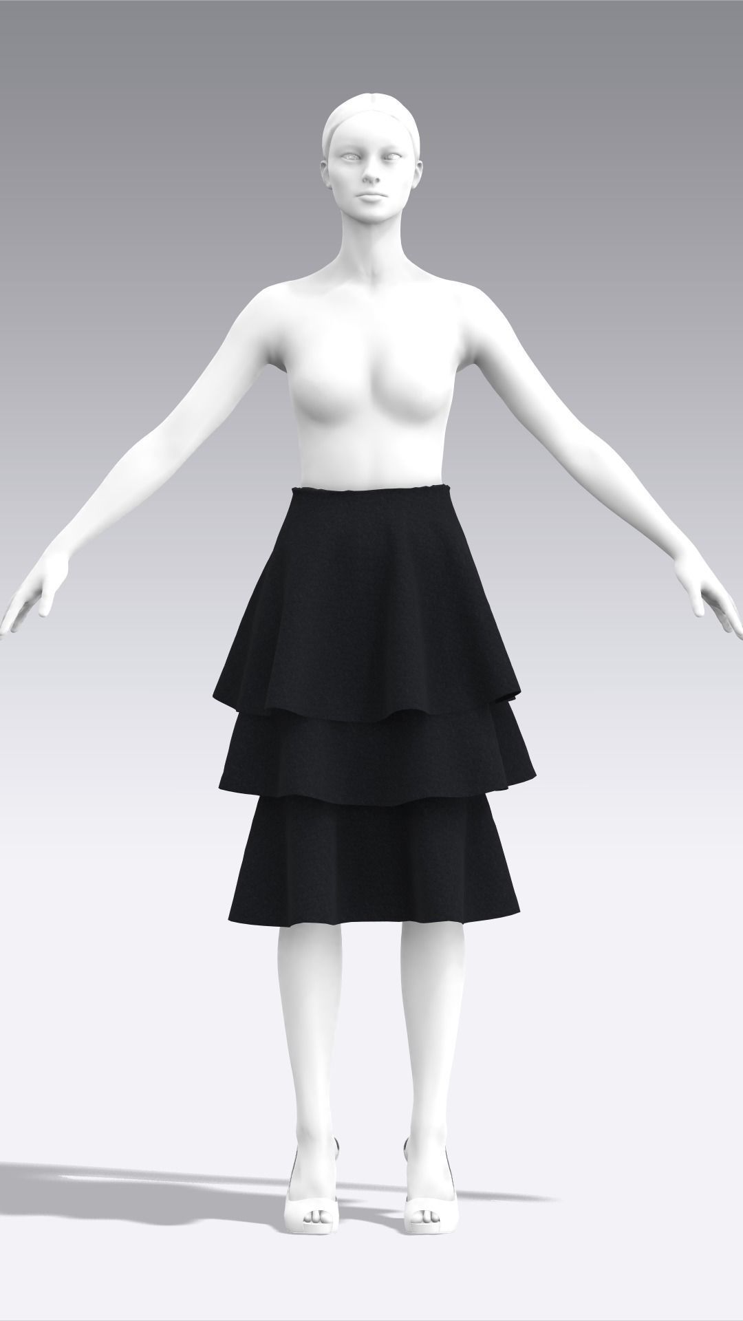 Skirt Outfits MD CLO 3D zprj project files 3D model_87