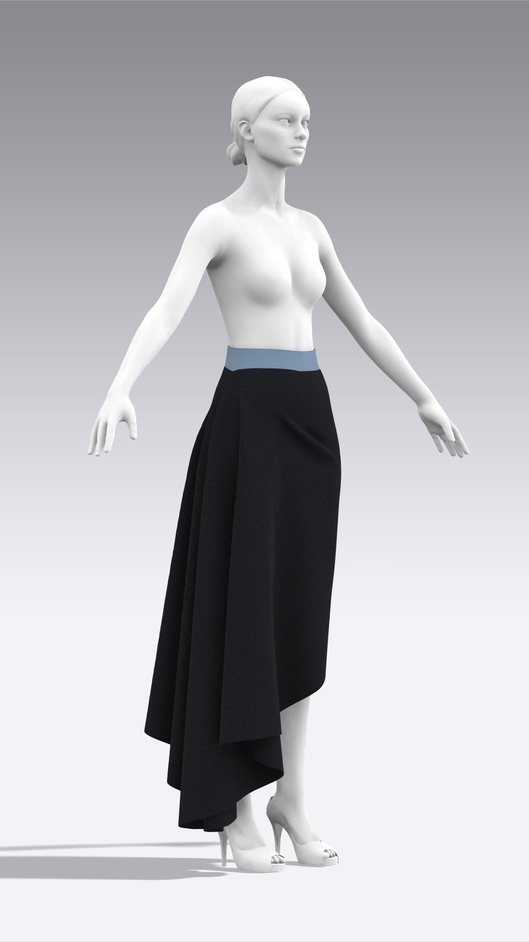 Skirt Outfits MD CLO 3D zprj project files 3D model_83