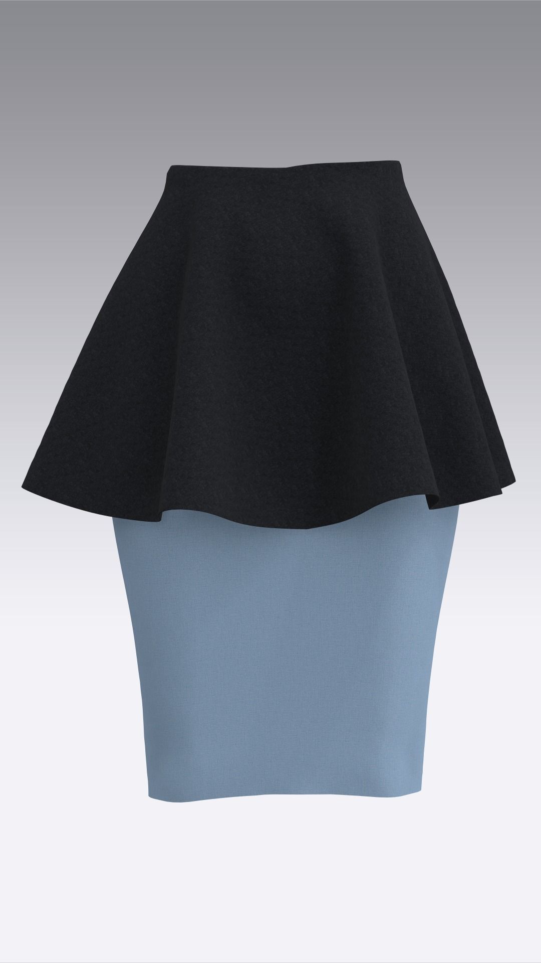 Skirt Outfits MD CLO 3D zprj project files 3D model_35