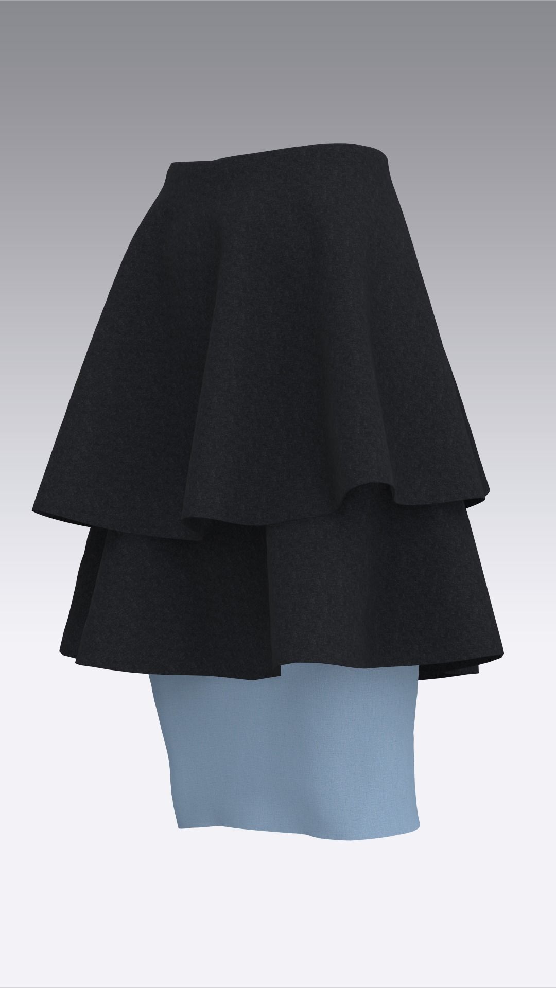 Skirt Outfits MD CLO 3D zprj project files 3D model_38