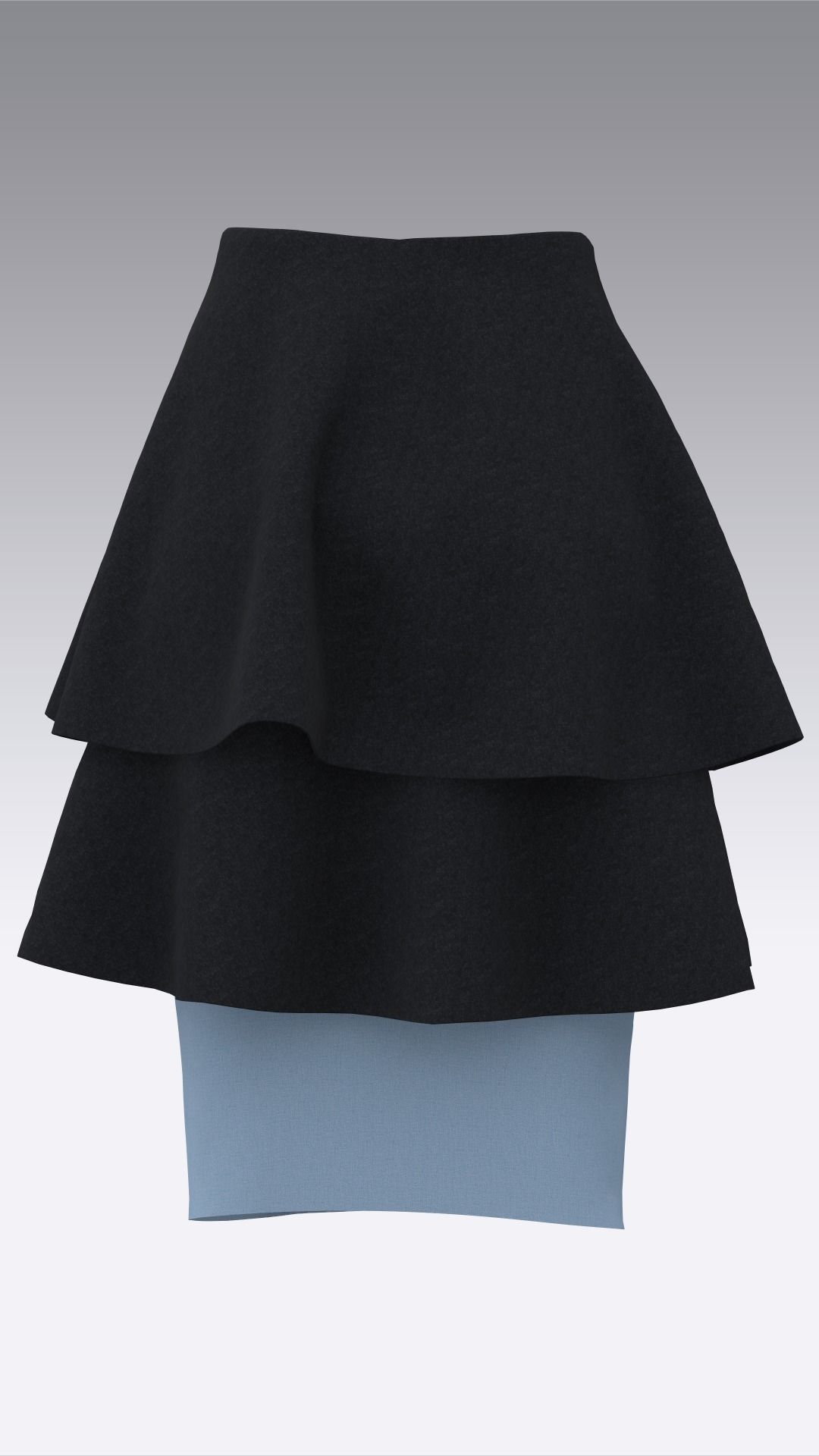 Skirt Outfits MD CLO 3D zprj project files 3D model_40