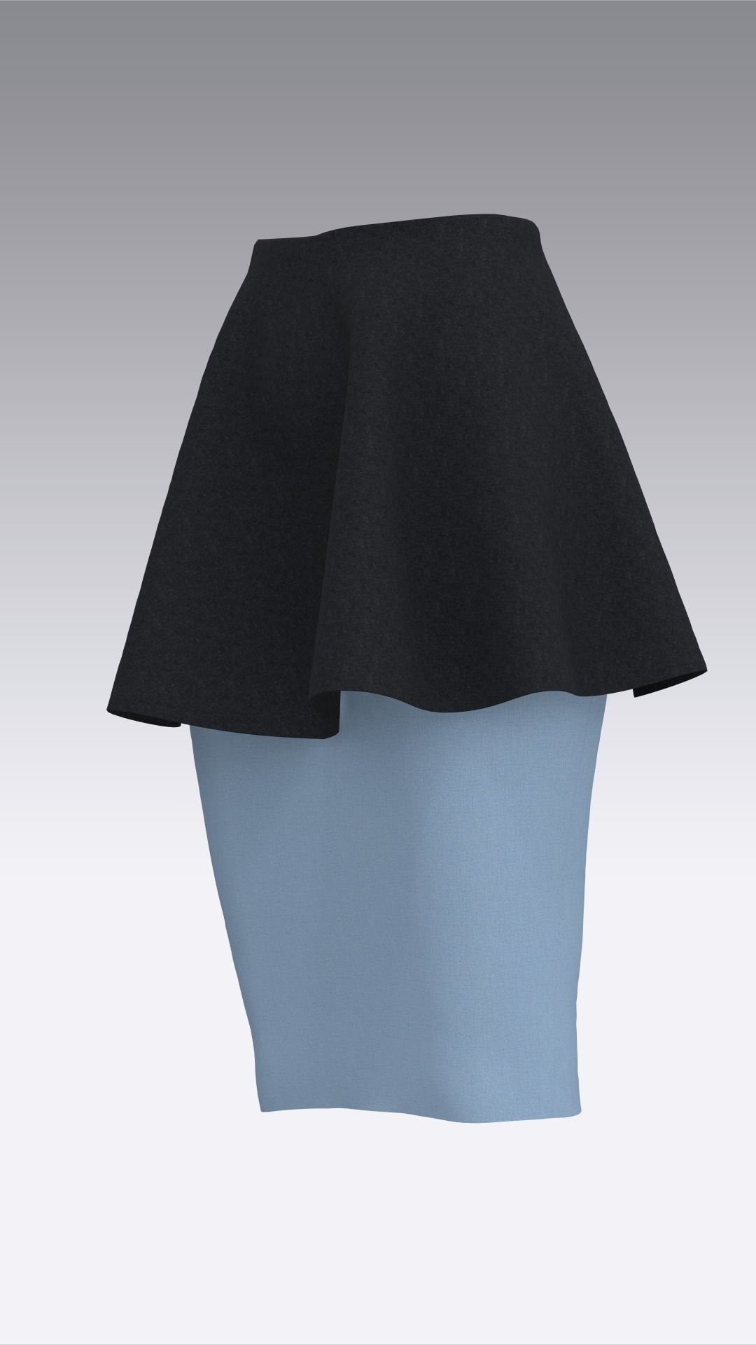 Skirt Outfits MD CLO 3D zprj project files 3D model_24