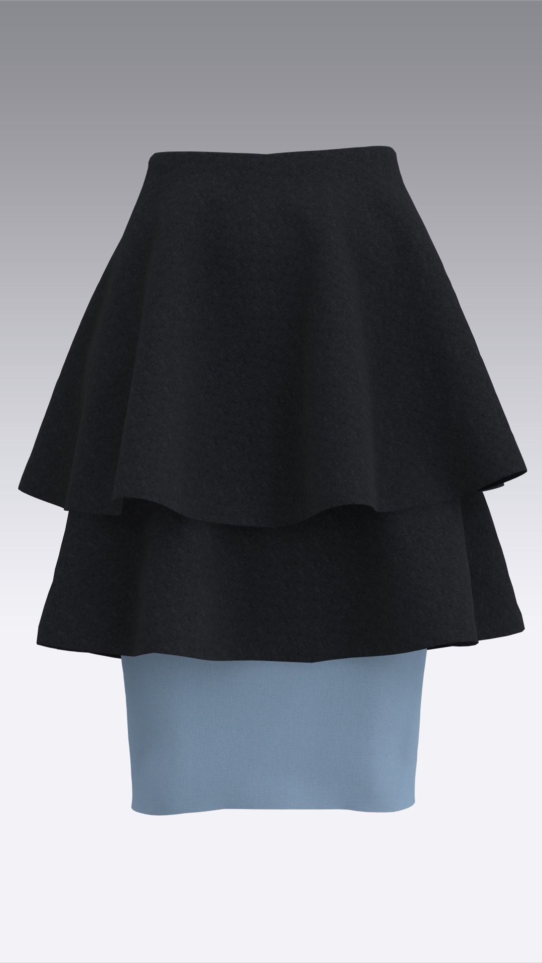 Skirt Outfits MD CLO 3D zprj project files 3D model_26