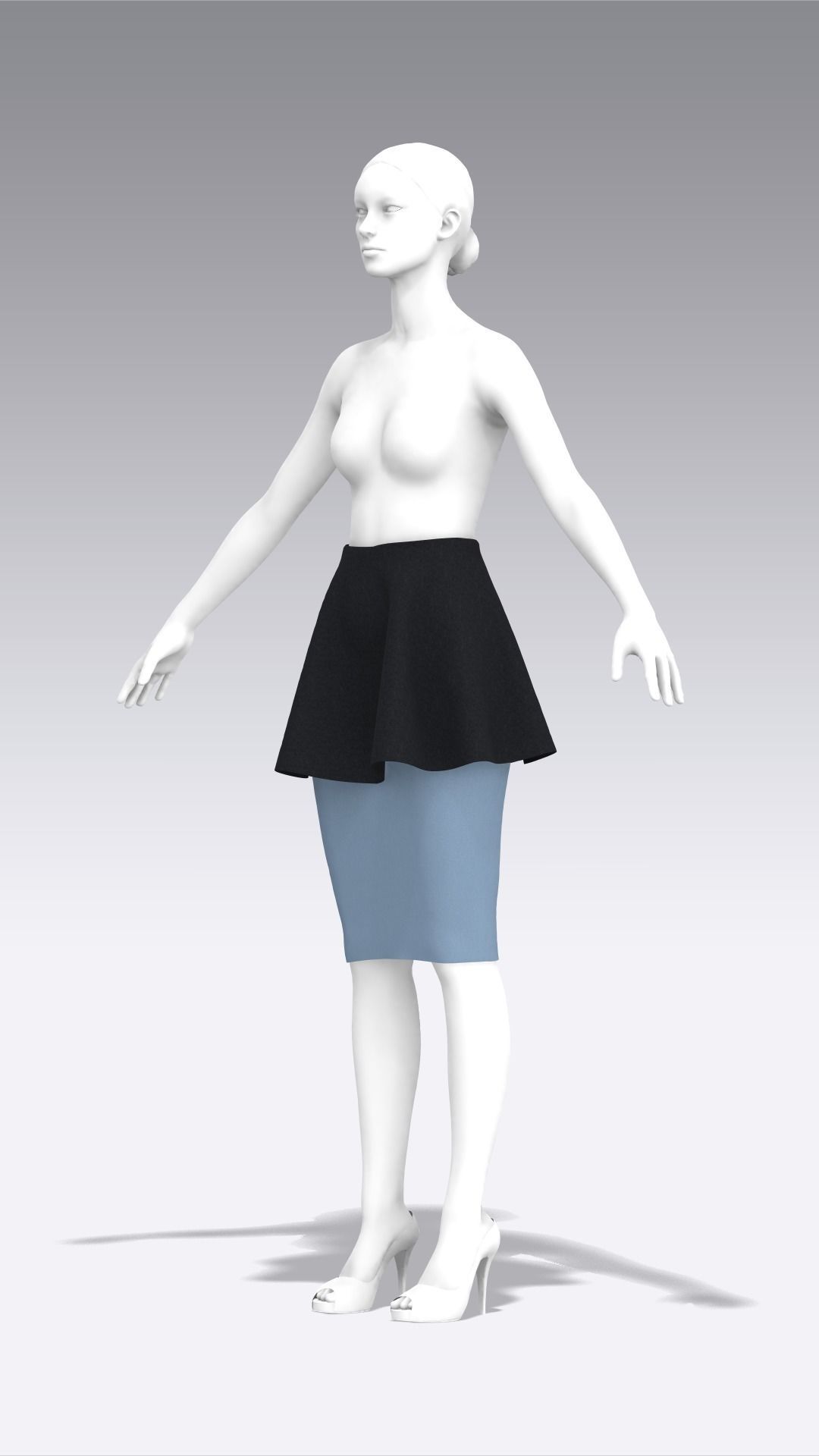 Skirt Outfits MD CLO 3D zprj project files 3D model_84