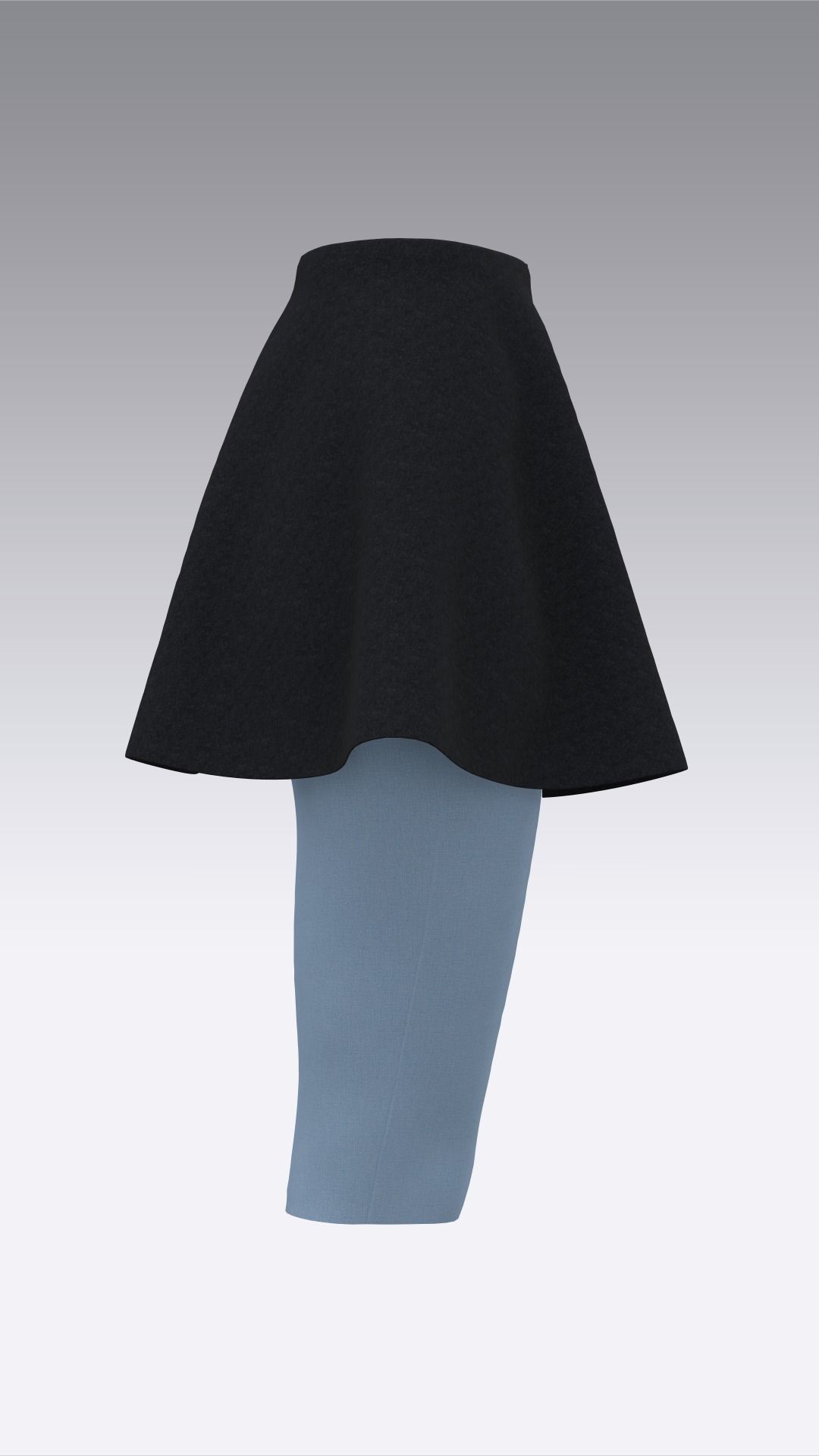 Skirt Outfits MD CLO 3D zprj project files 3D model_21