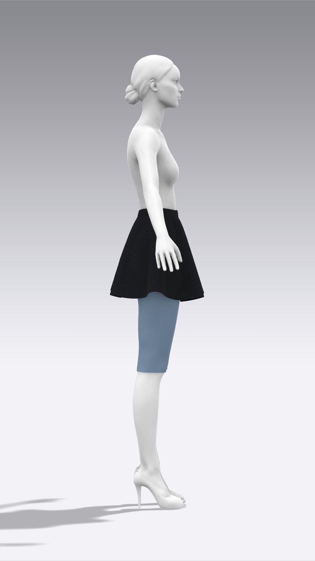 Skirt Outfits MD CLO 3D zprj project files 3D model_77