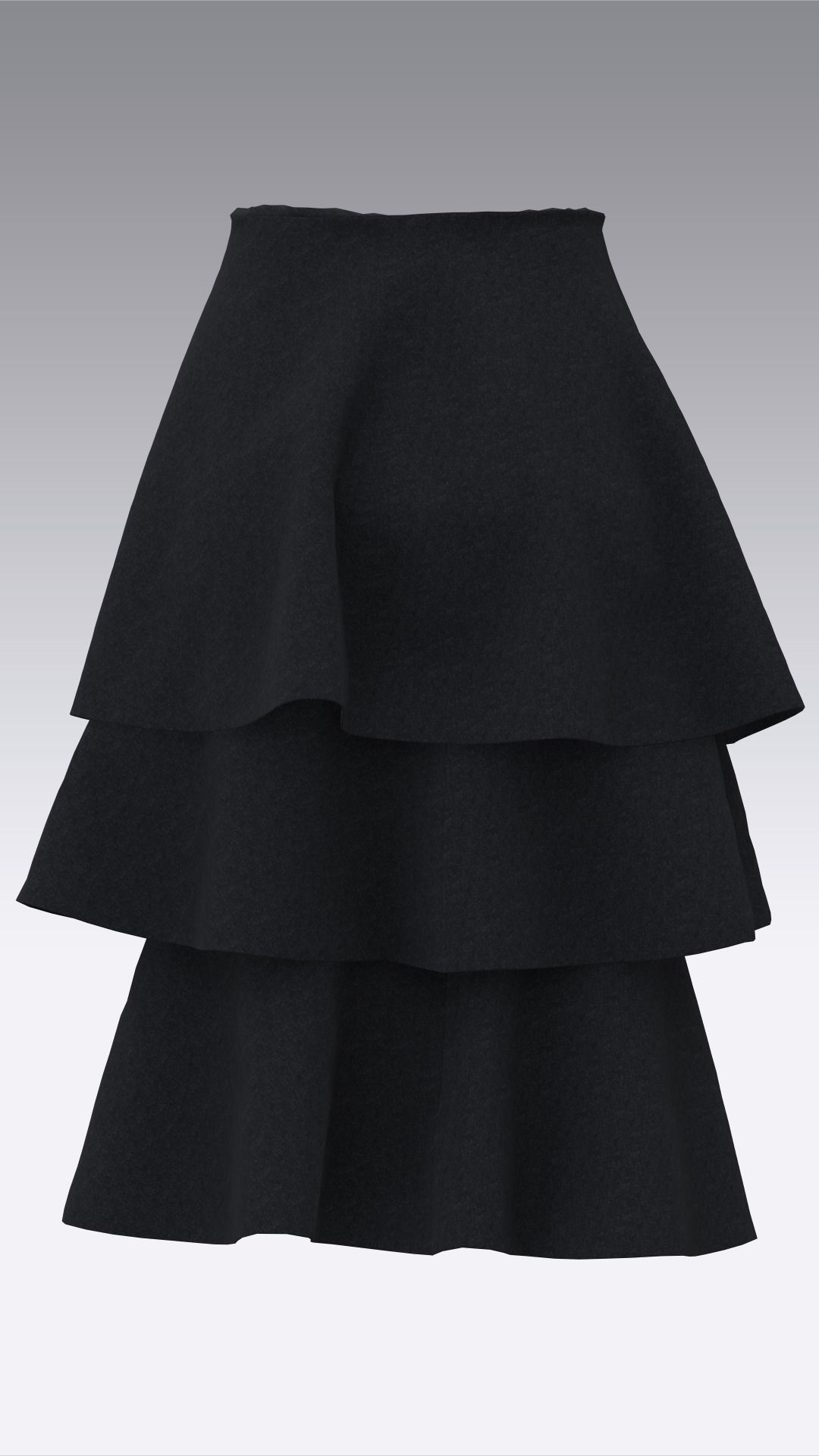 Skirt Outfits MD CLO 3D zprj project files 3D model_43