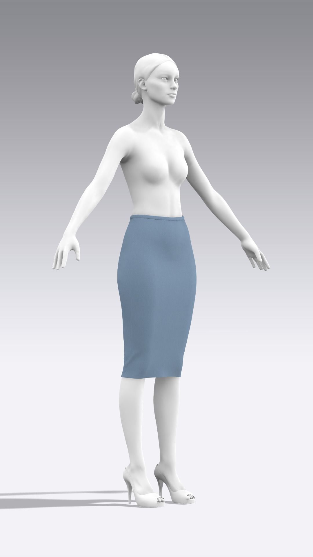 Skirt Outfits MD CLO 3D zprj project files 3D model_80