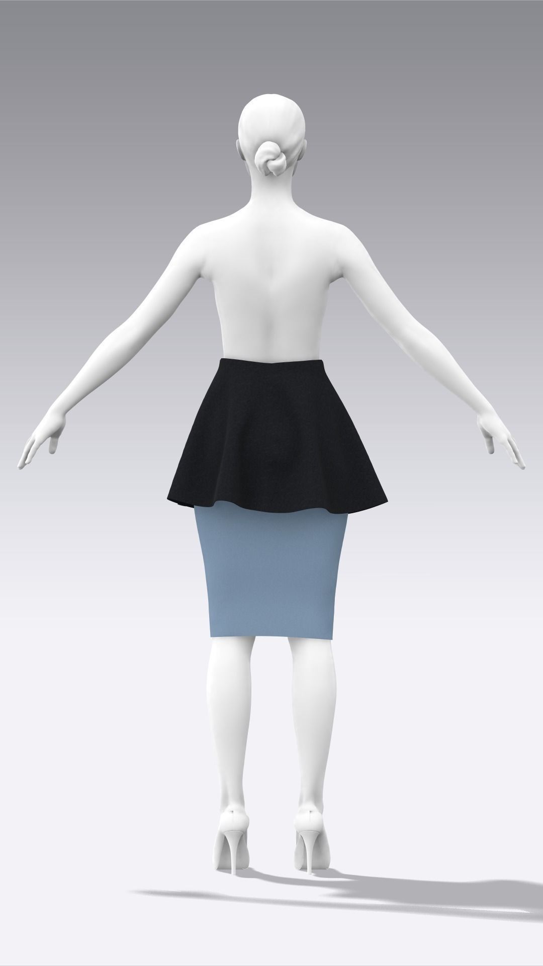 Skirt Outfits MD CLO 3D zprj project files 3D model_89