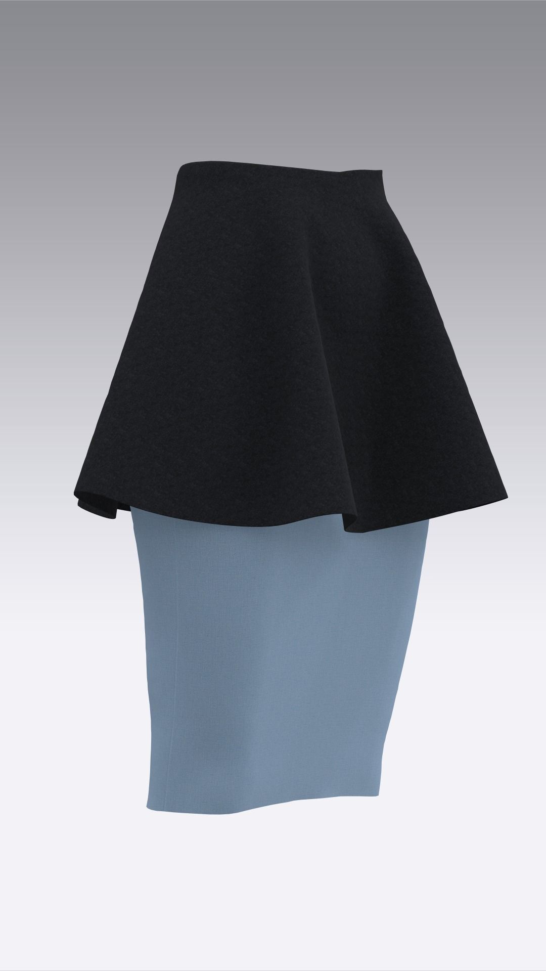 Skirt Outfits MD CLO 3D zprj project files 3D model_30