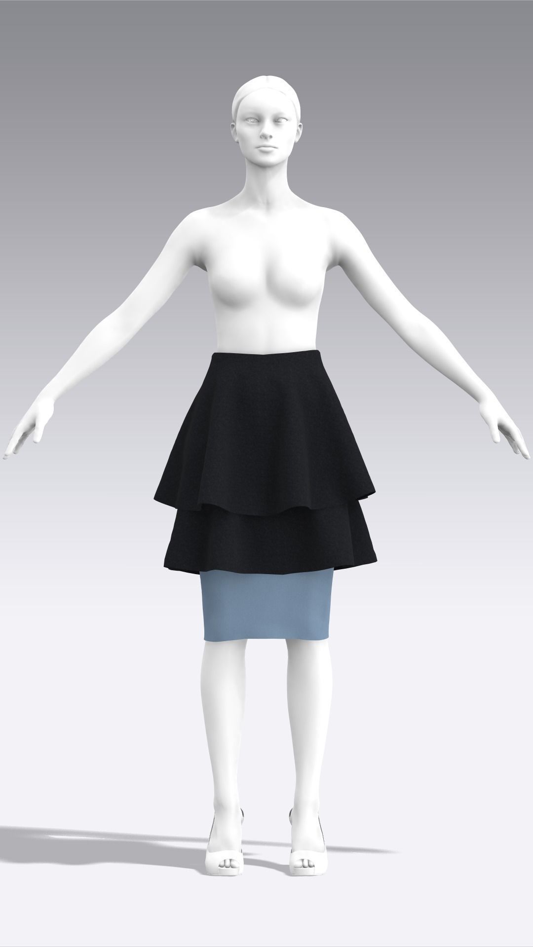 Skirt Outfits MD CLO 3D zprj project files 3D model_78