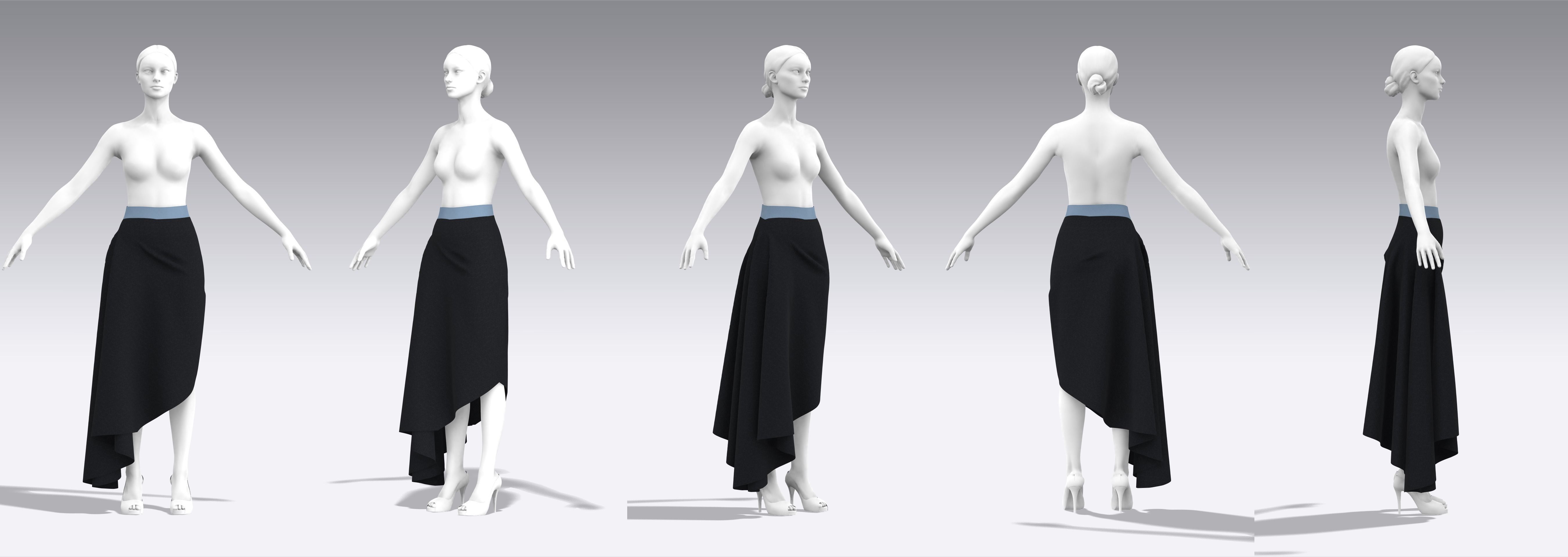 Skirt Outfits MD CLO 3D zprj project files 3D model_20