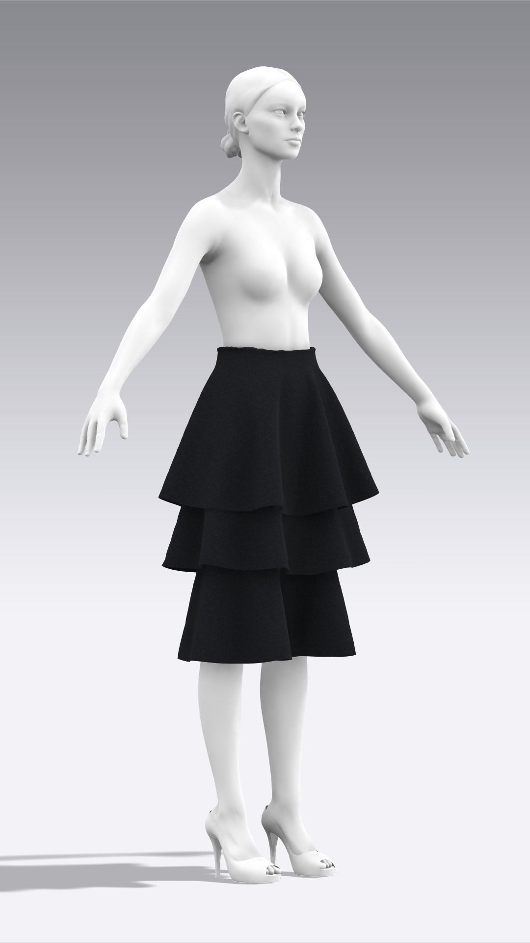Skirt Outfits MD CLO 3D zprj project files 3D model_88