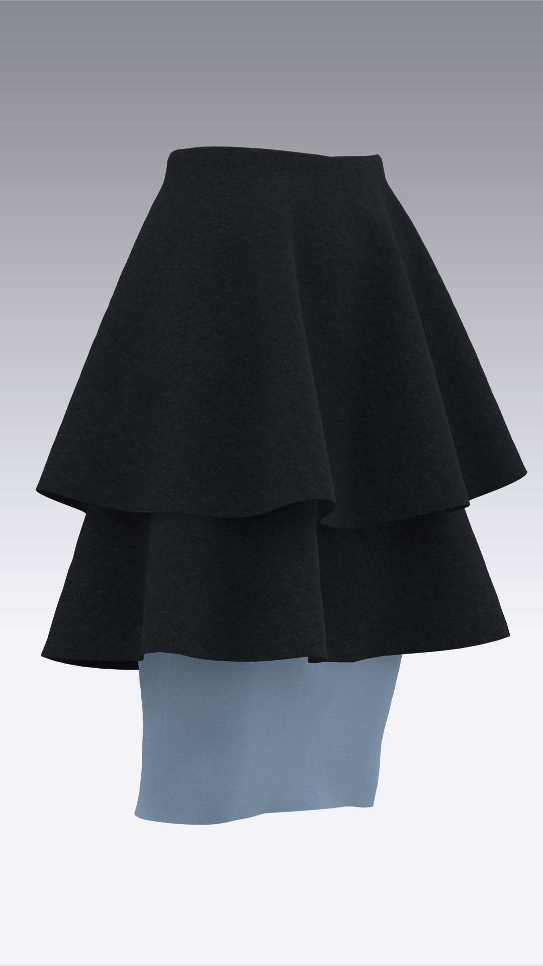 Skirt Outfits MD CLO 3D zprj project files 3D model_41