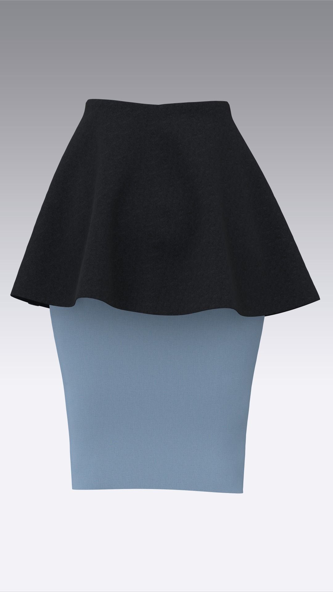Skirt Outfits MD CLO 3D zprj project files 3D model_37