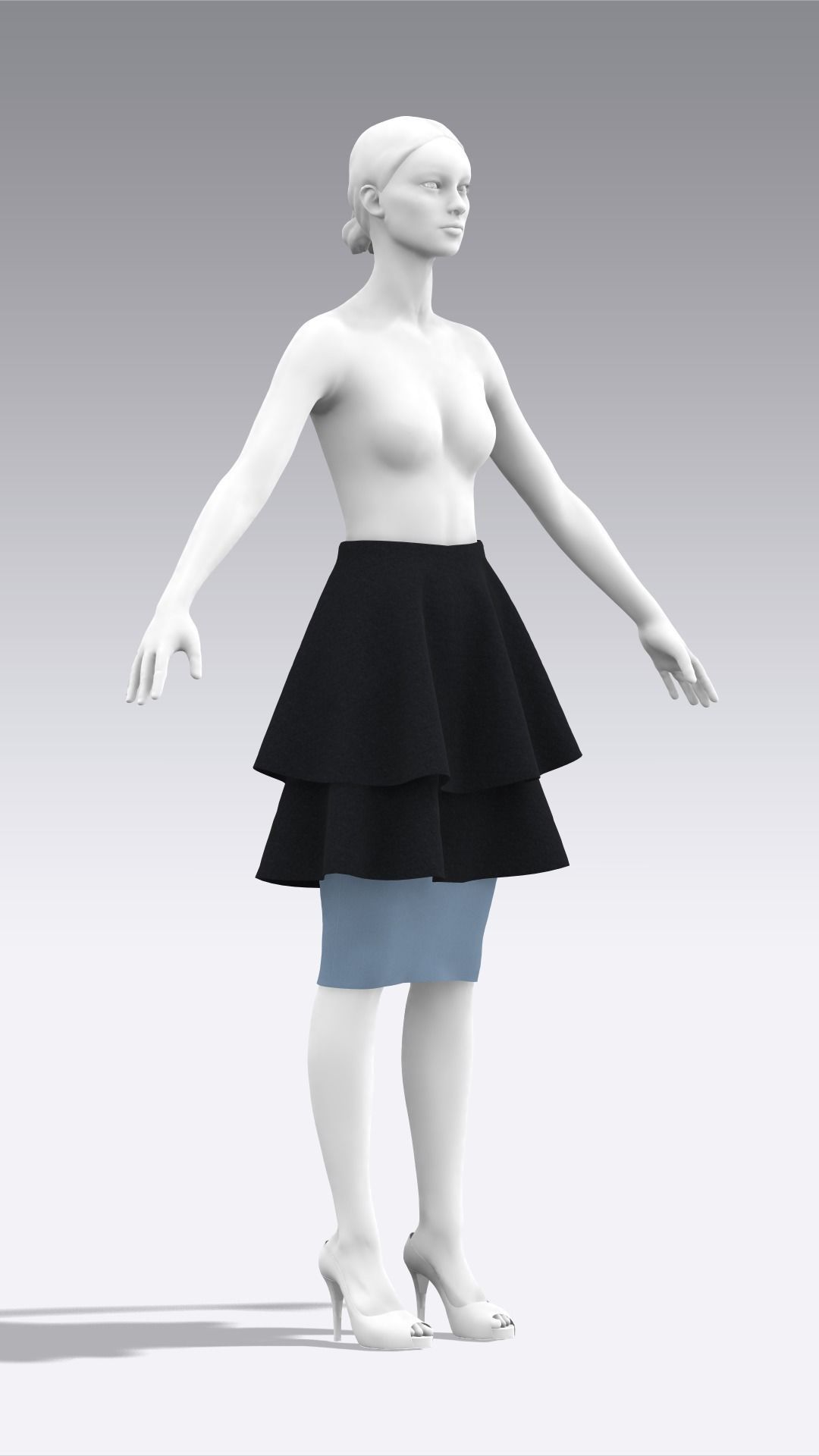 Skirt Outfits MD CLO 3D zprj project files 3D model_90