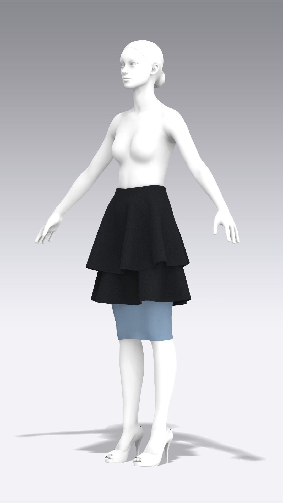 Skirt Outfits MD CLO 3D zprj project files 3D model_81