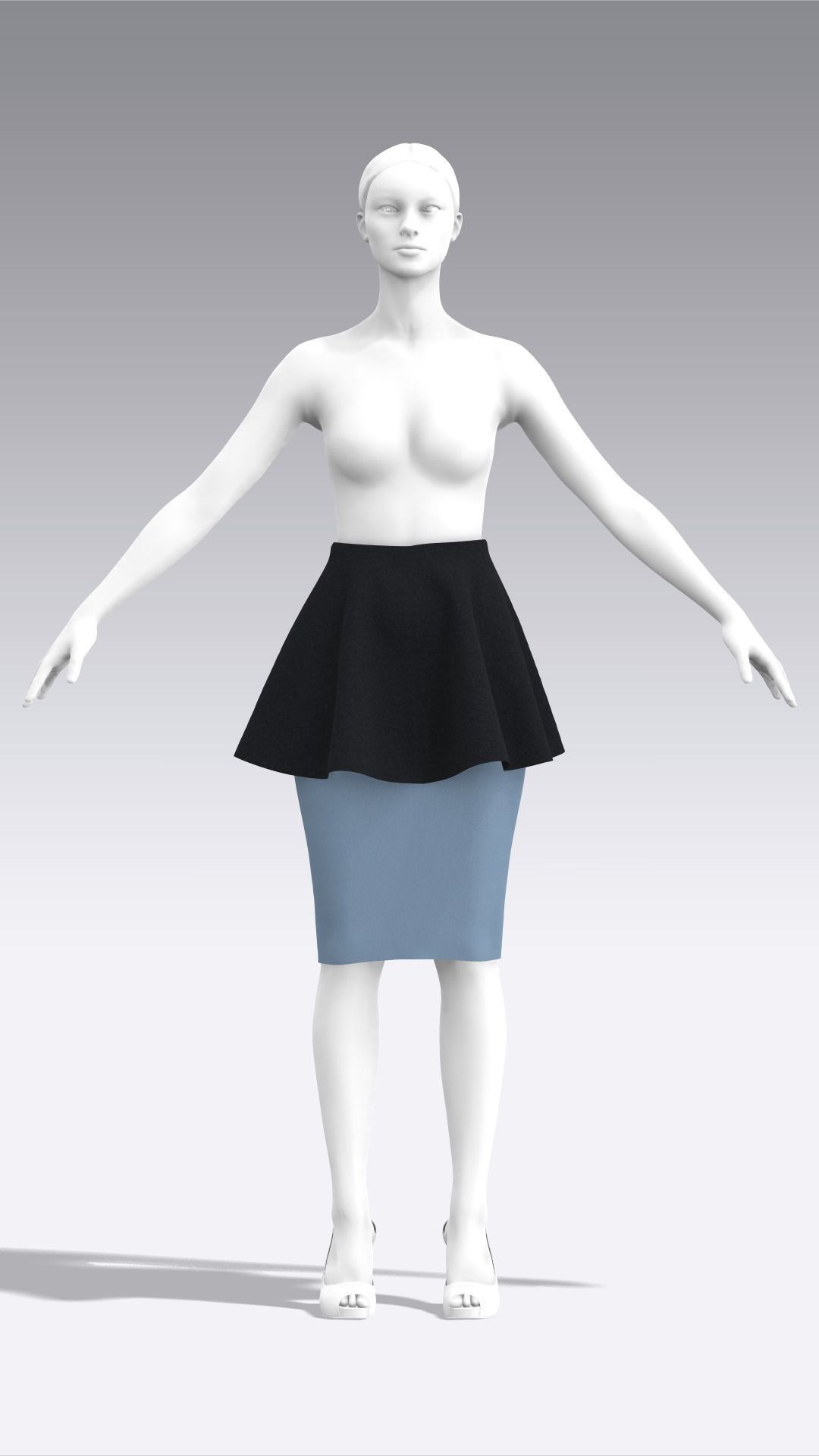 Skirt Outfits MD CLO 3D zprj project files 3D model_82