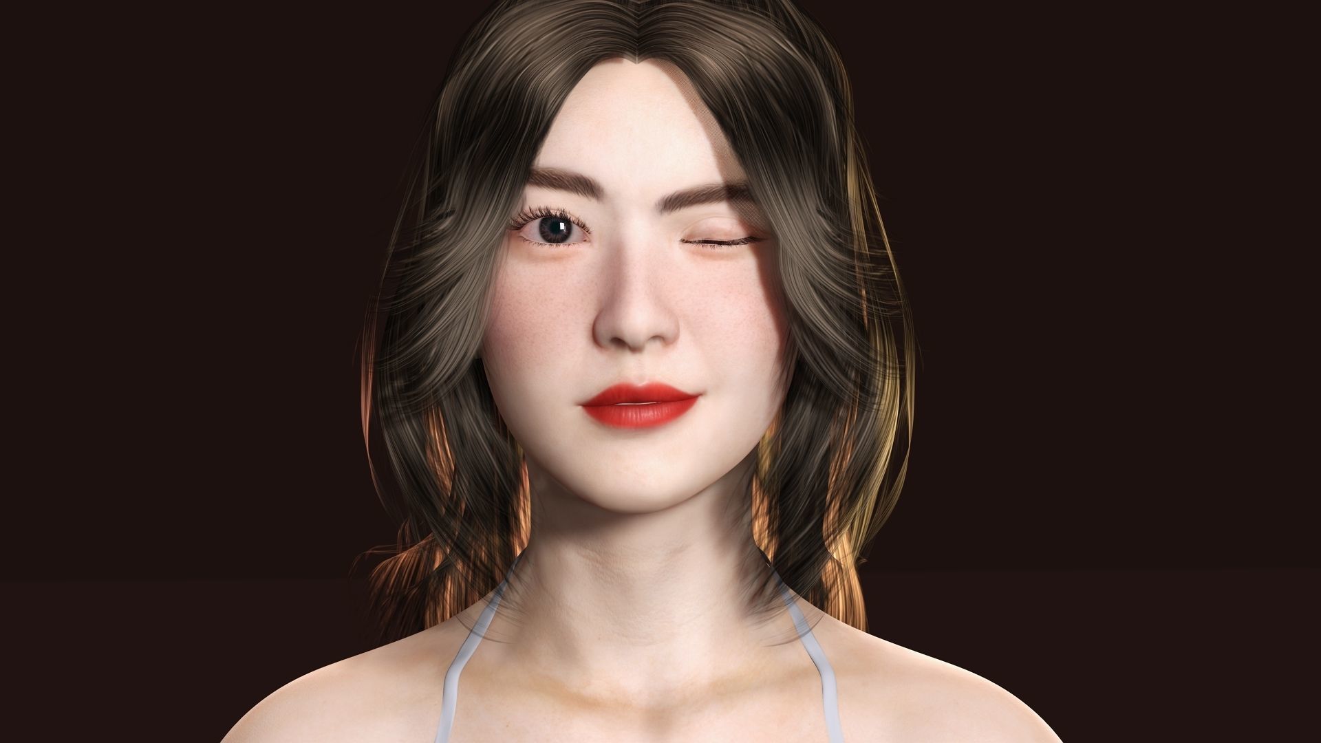 3D model Naked Japanese Girl Game Ready VR / AR / low-poly CGTrader