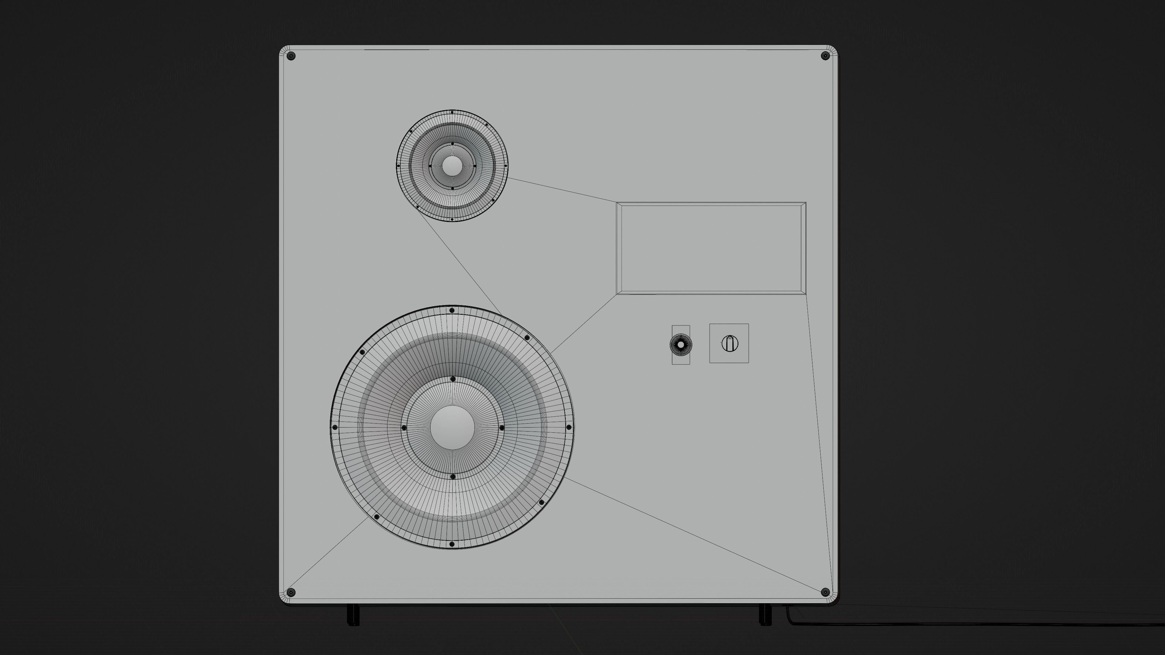 Audio System 3D model_4