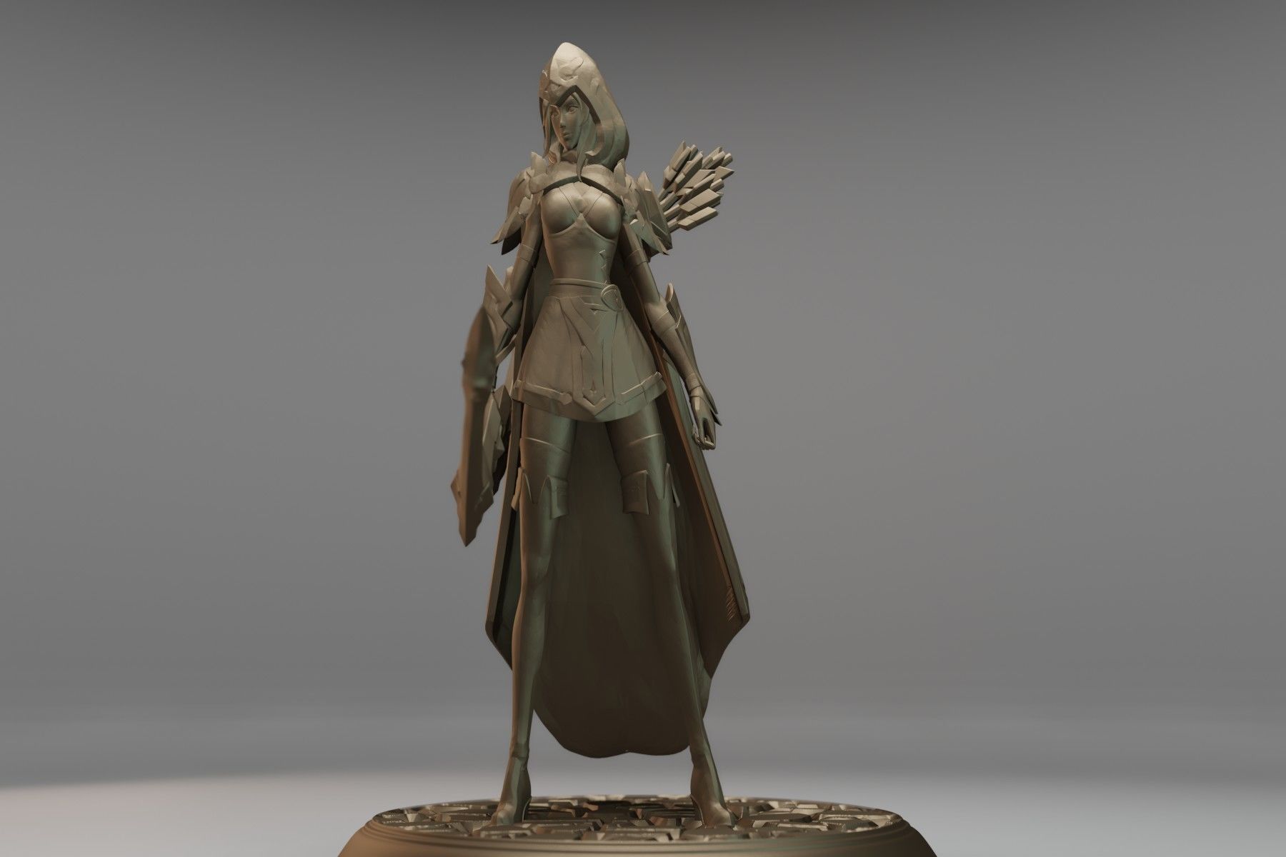 ASHE - LEAGUE OF LEGENDS Free 3D print model_1
