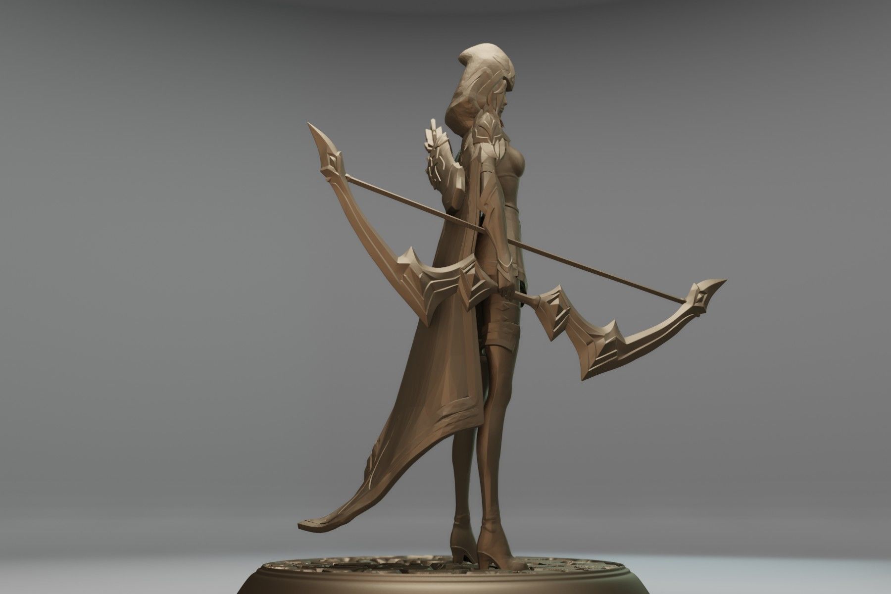 ASHE - LEAGUE OF LEGENDS Free 3D print model_2