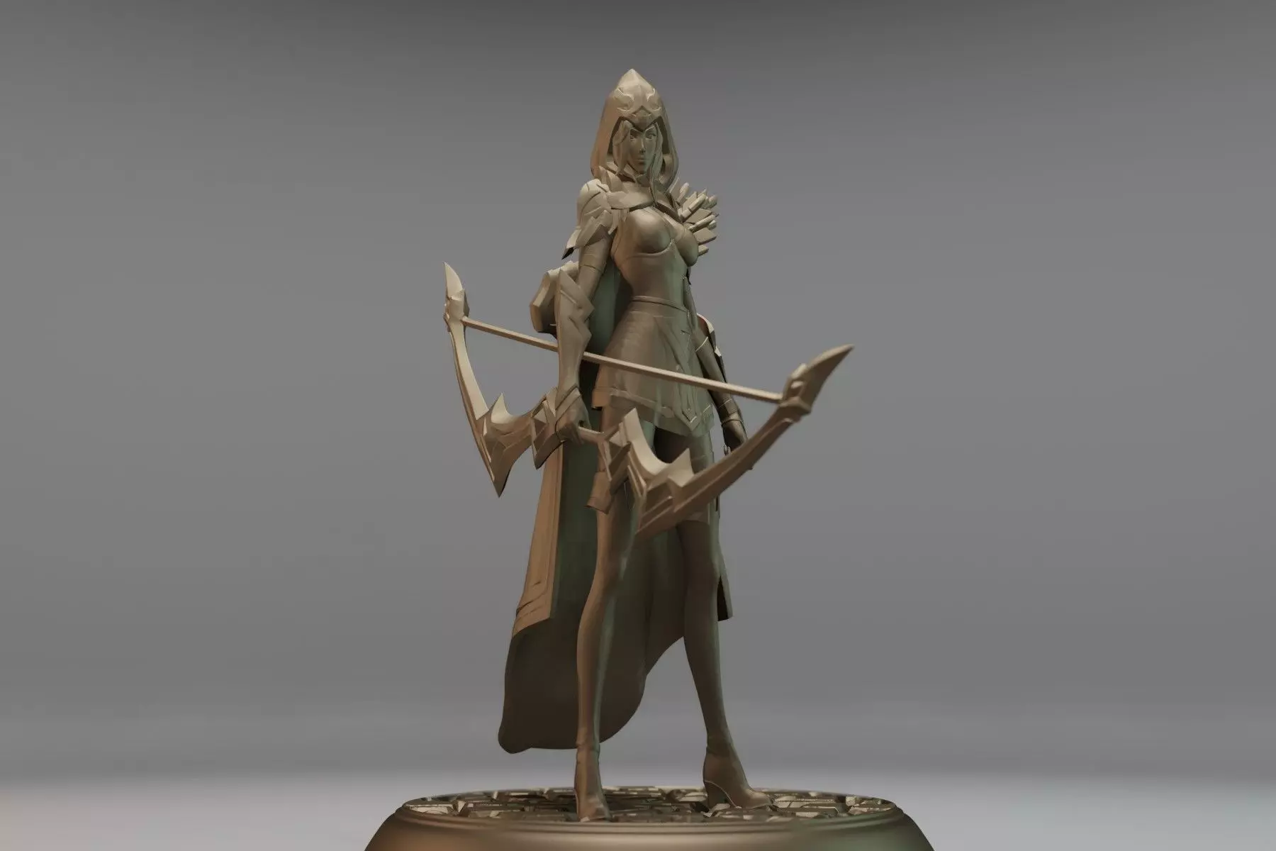 ASHE - LEAGUE OF LEGENDS Free 3D print model_0