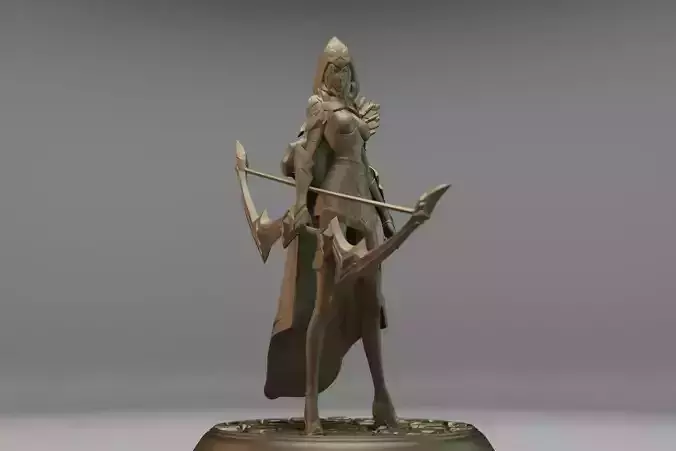 ASHE - LEAGUE OF LEGENDS Free 3D print model