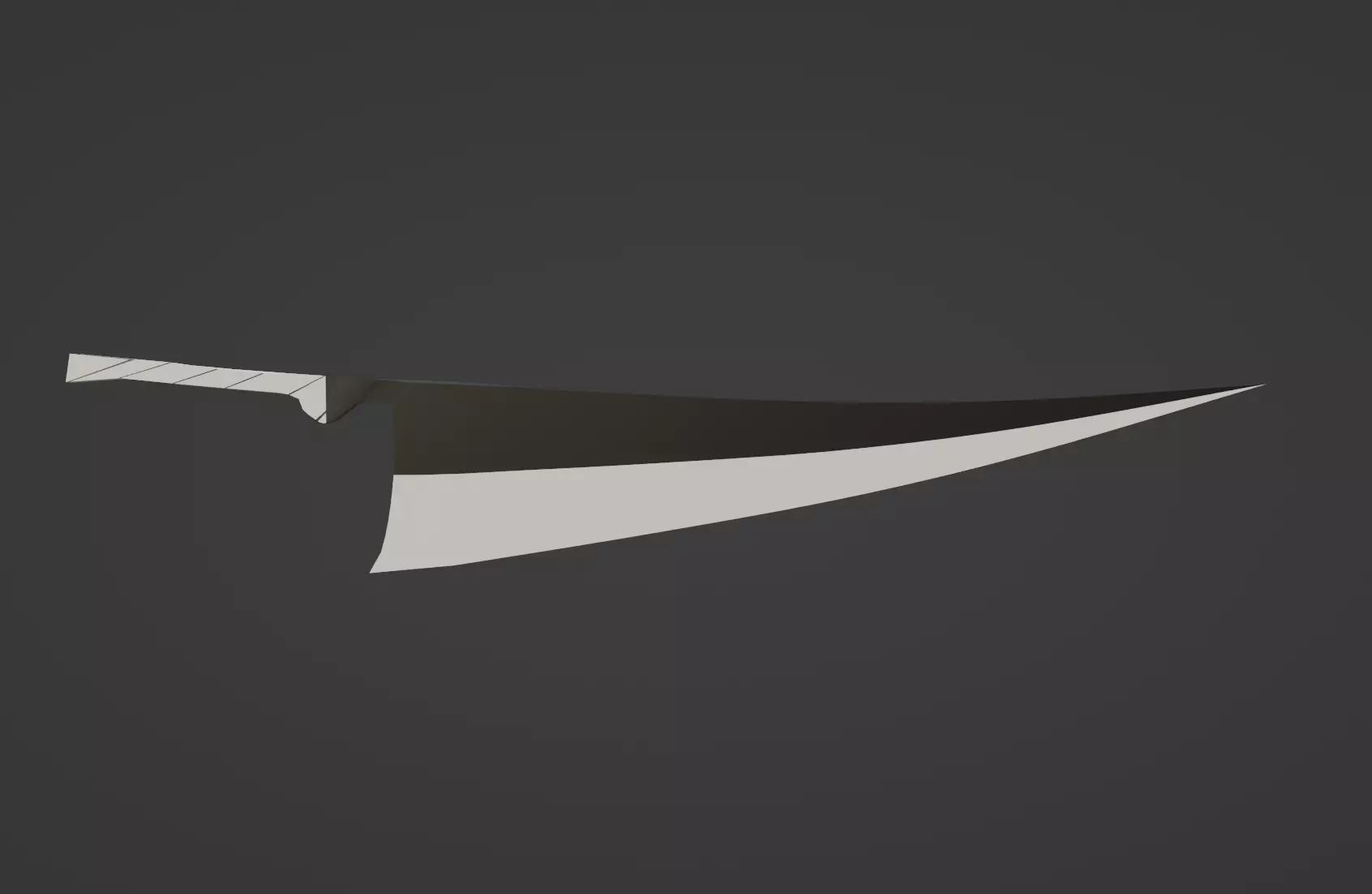 Zangetsu Sword - Bleach 3D model_0